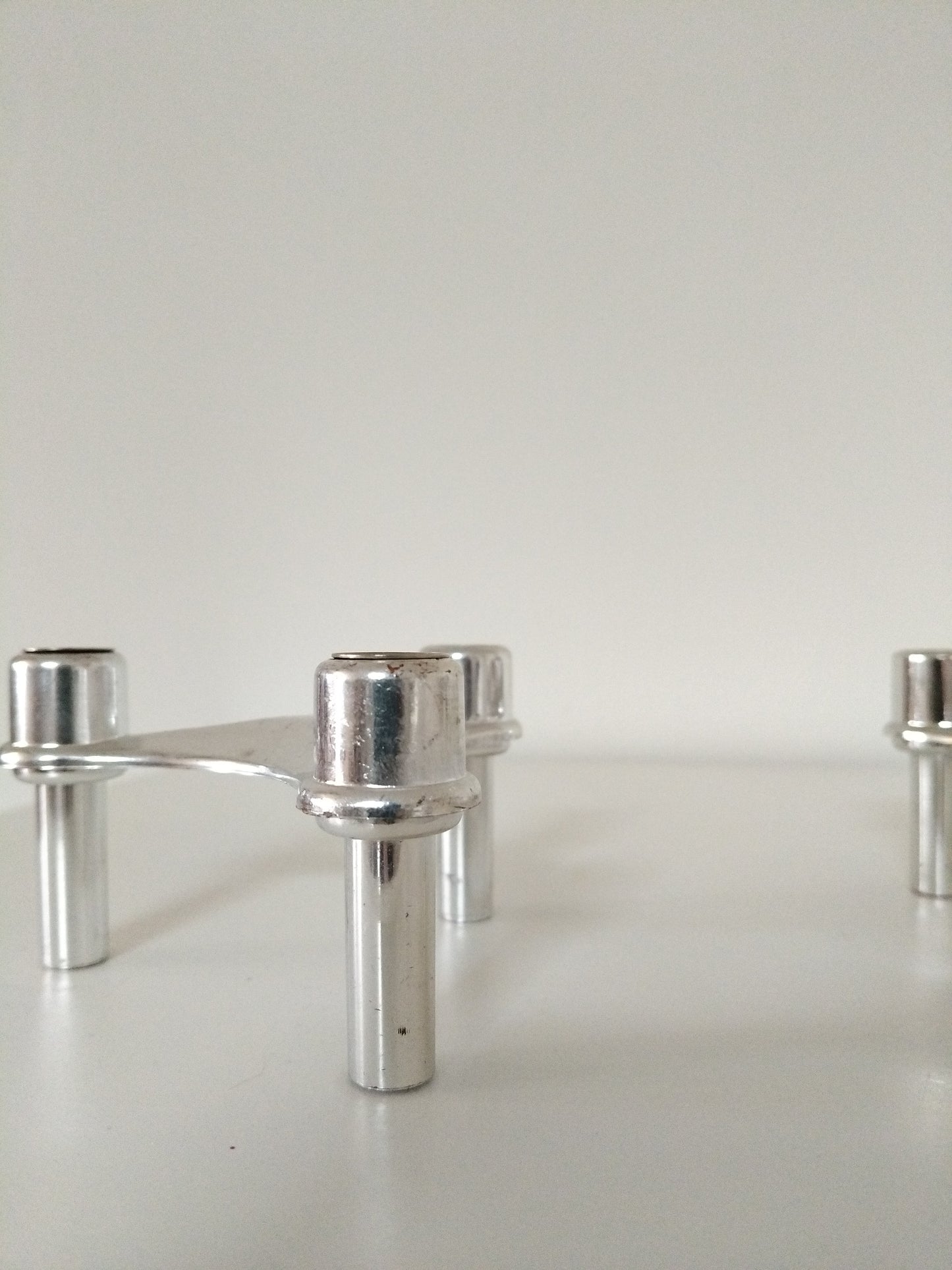Ensemble de 3 bougeoirs en plastique Seca