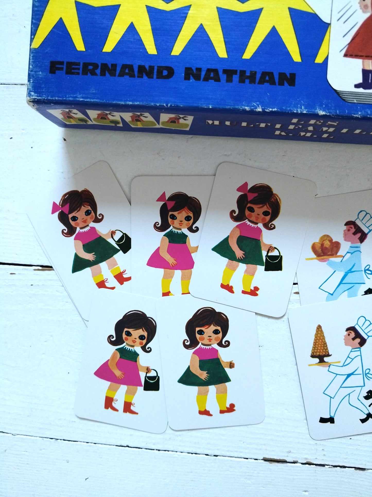 Jeu les multifamilles par Fernand Nathan 70's