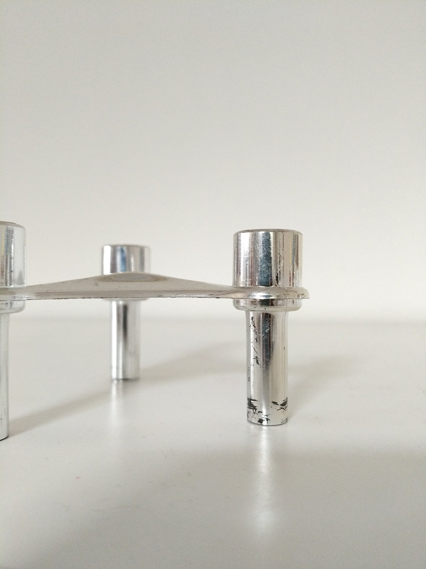 Ensemble de 3 bougeoirs en plastique Seca