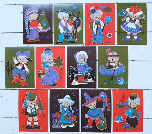 Ancienne carte postale Jaklien Moerman au choix