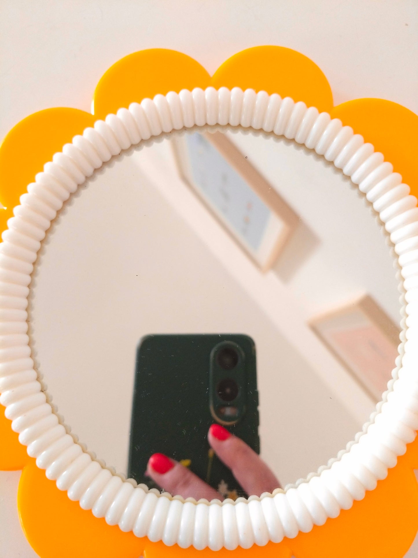 Petit miroir fleur mural ou à poser Hong Kong - cetaitmieuxavant