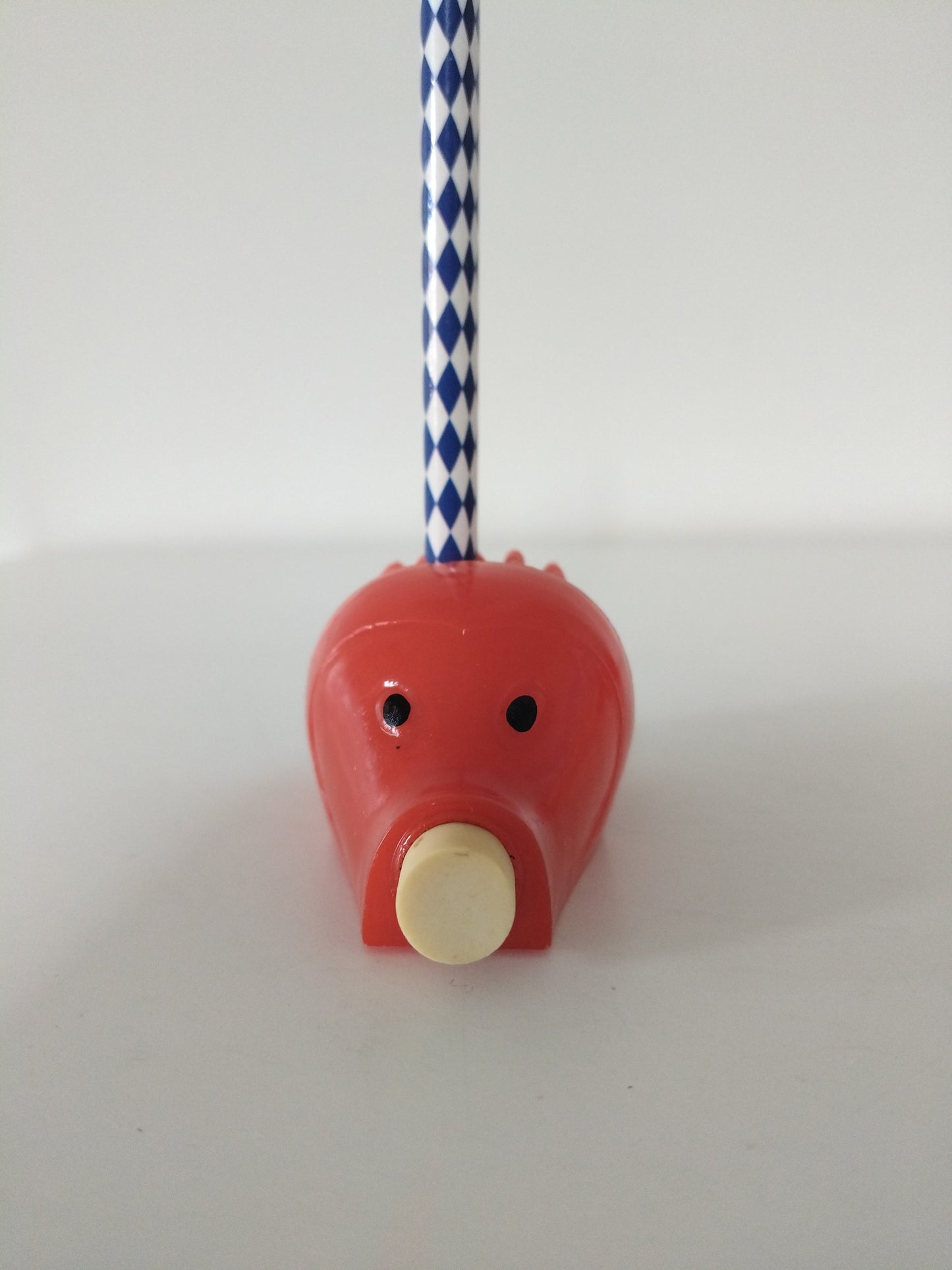 Hérisson miniature taille-crayon, porte-crayon et gomme 80's couleur au choix