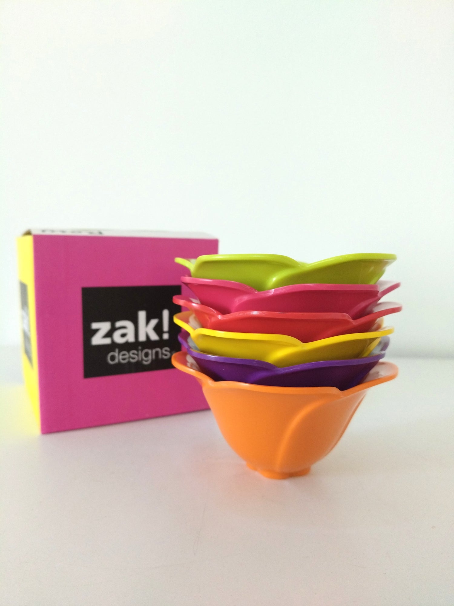 Ensemble de 6 petits bols/ coupelles fleur Zak! Designs Rosy - cetaitmieuxavant