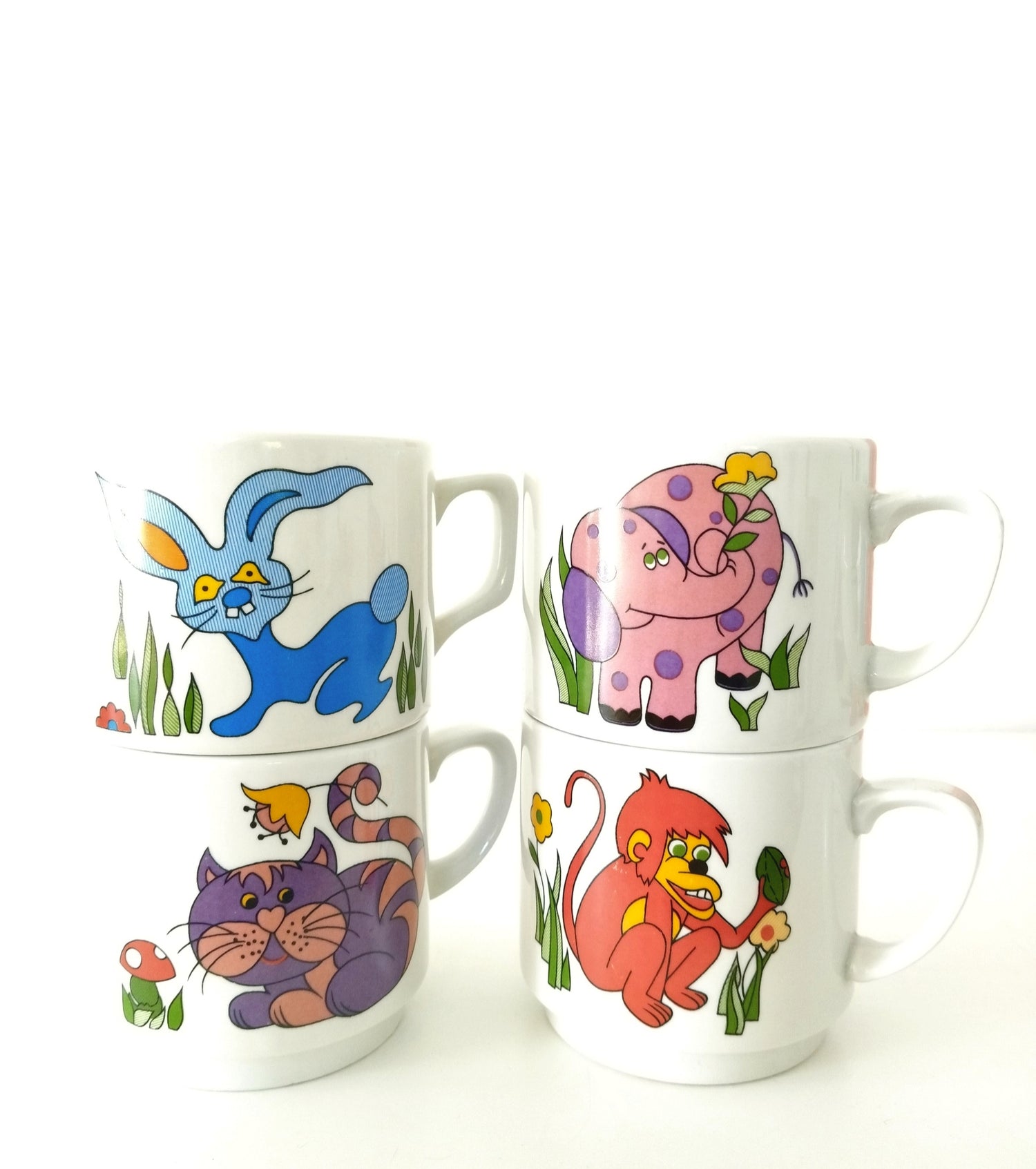 Grosse tasse en porcelaine Monopoli/ Tognana Italie au choix - cetaitmieuxavant
