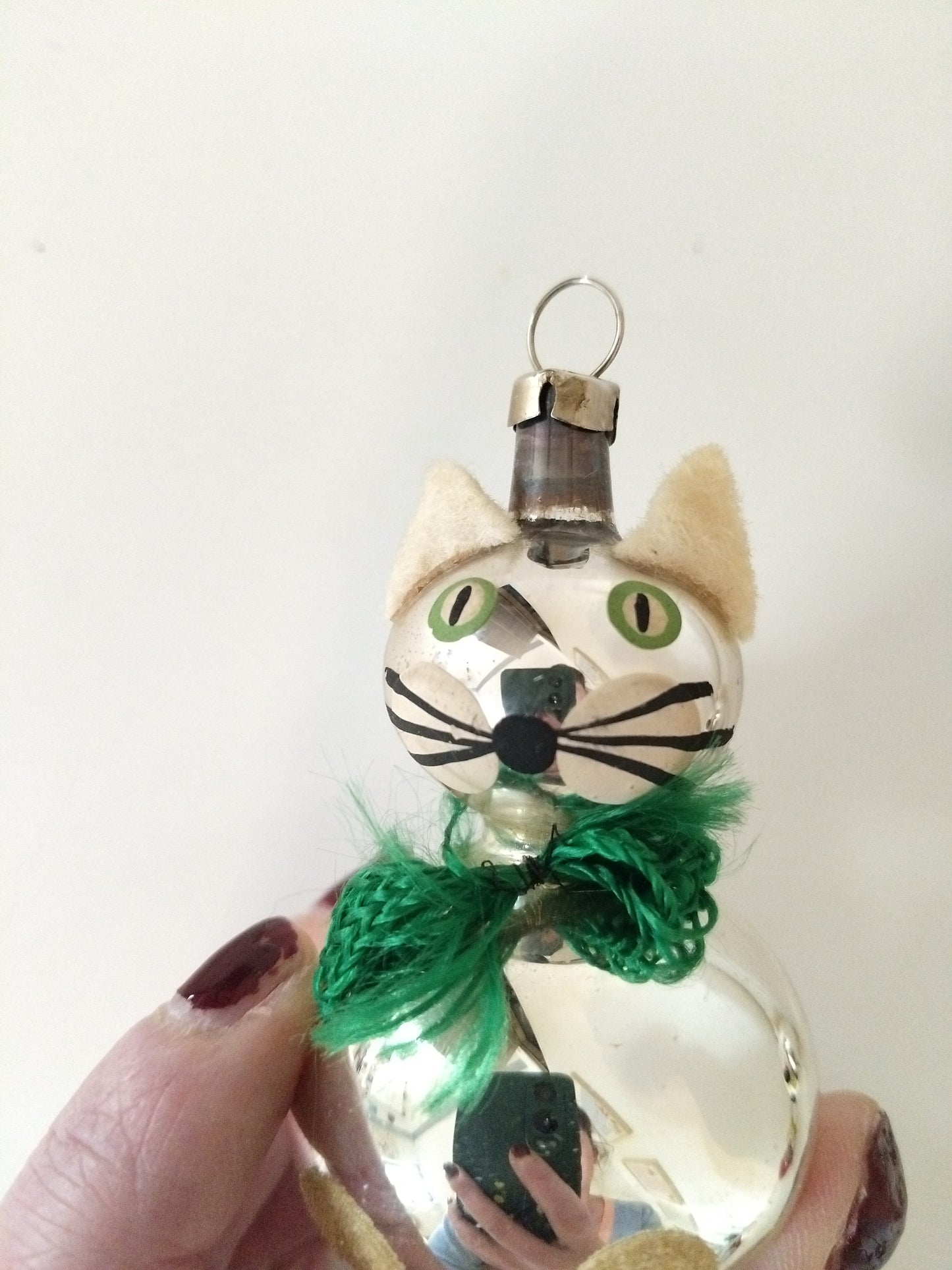 Ancienne boule de Noël en verre au choix