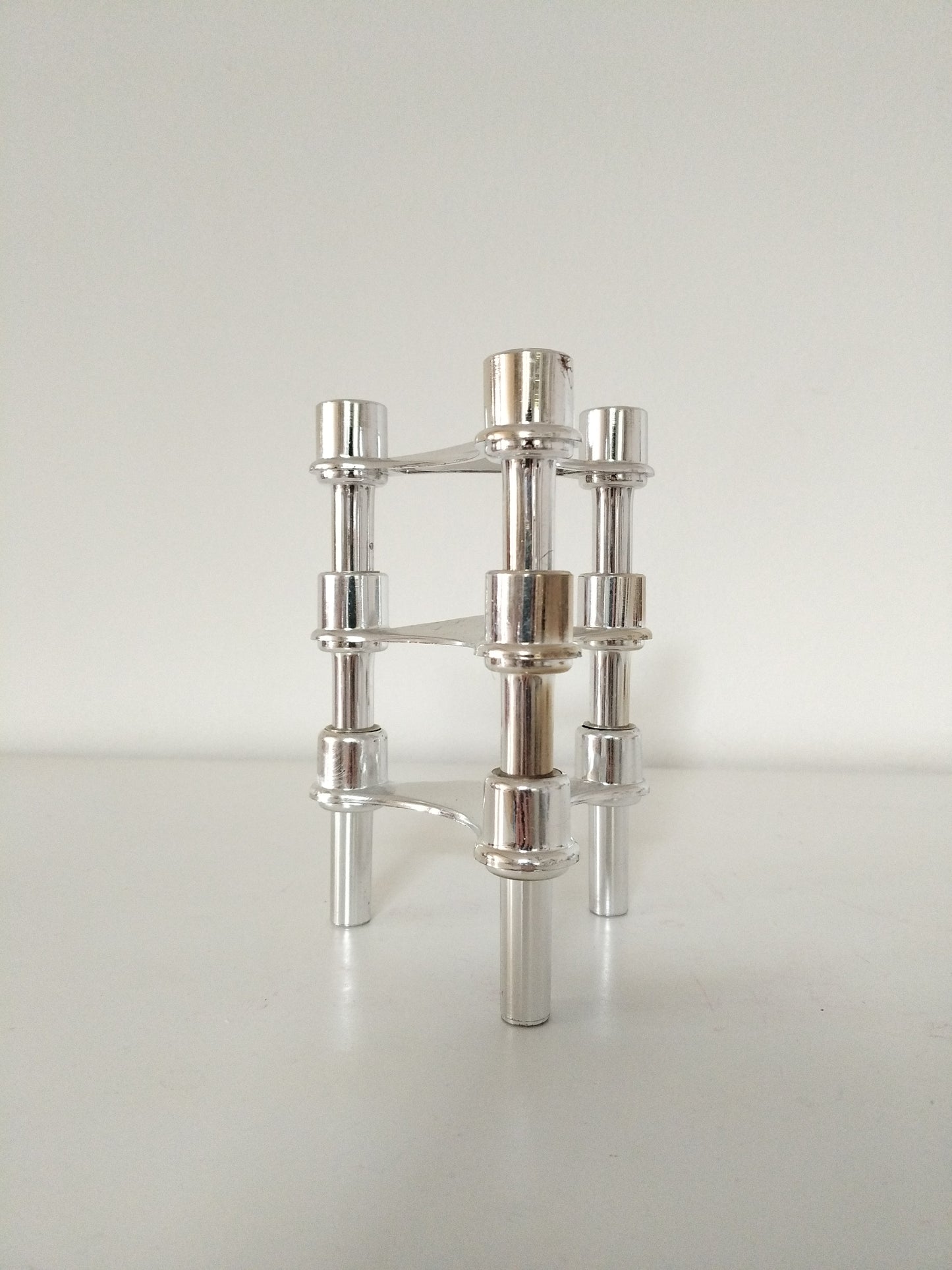 Ensemble de 3 bougeoirs en plastique Seca