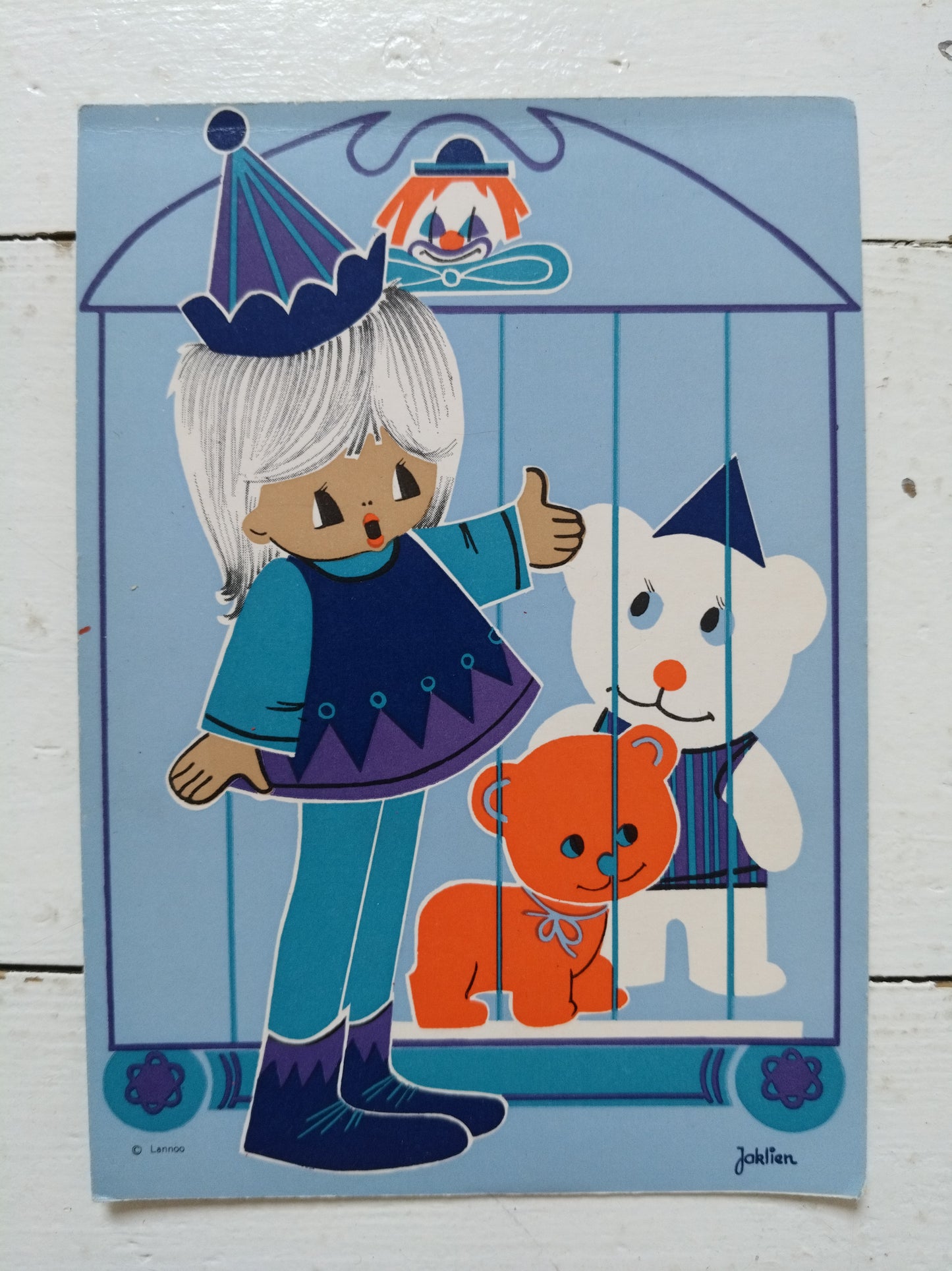 Ancienne carte postale illustration Jaklien Moerman