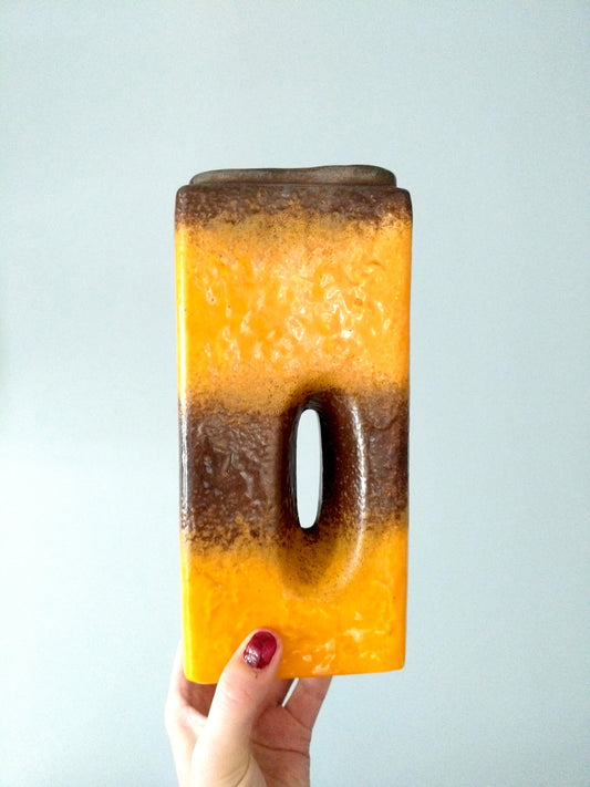 Vase en céramique Ü Keramik 1445-21 West Germany