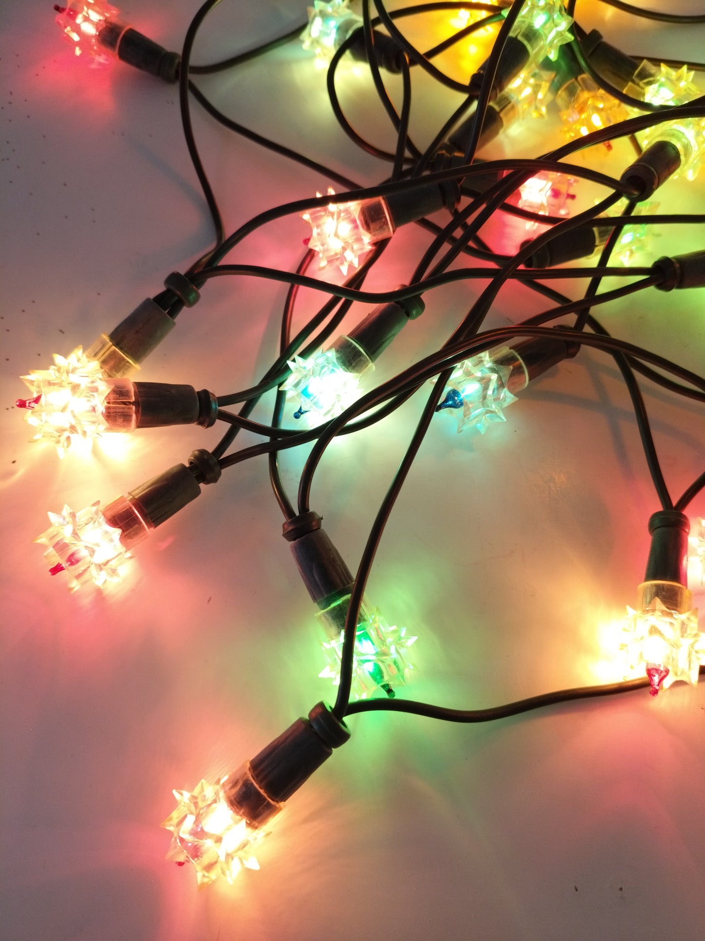 Guirlande de Noël multicolore lumineuse