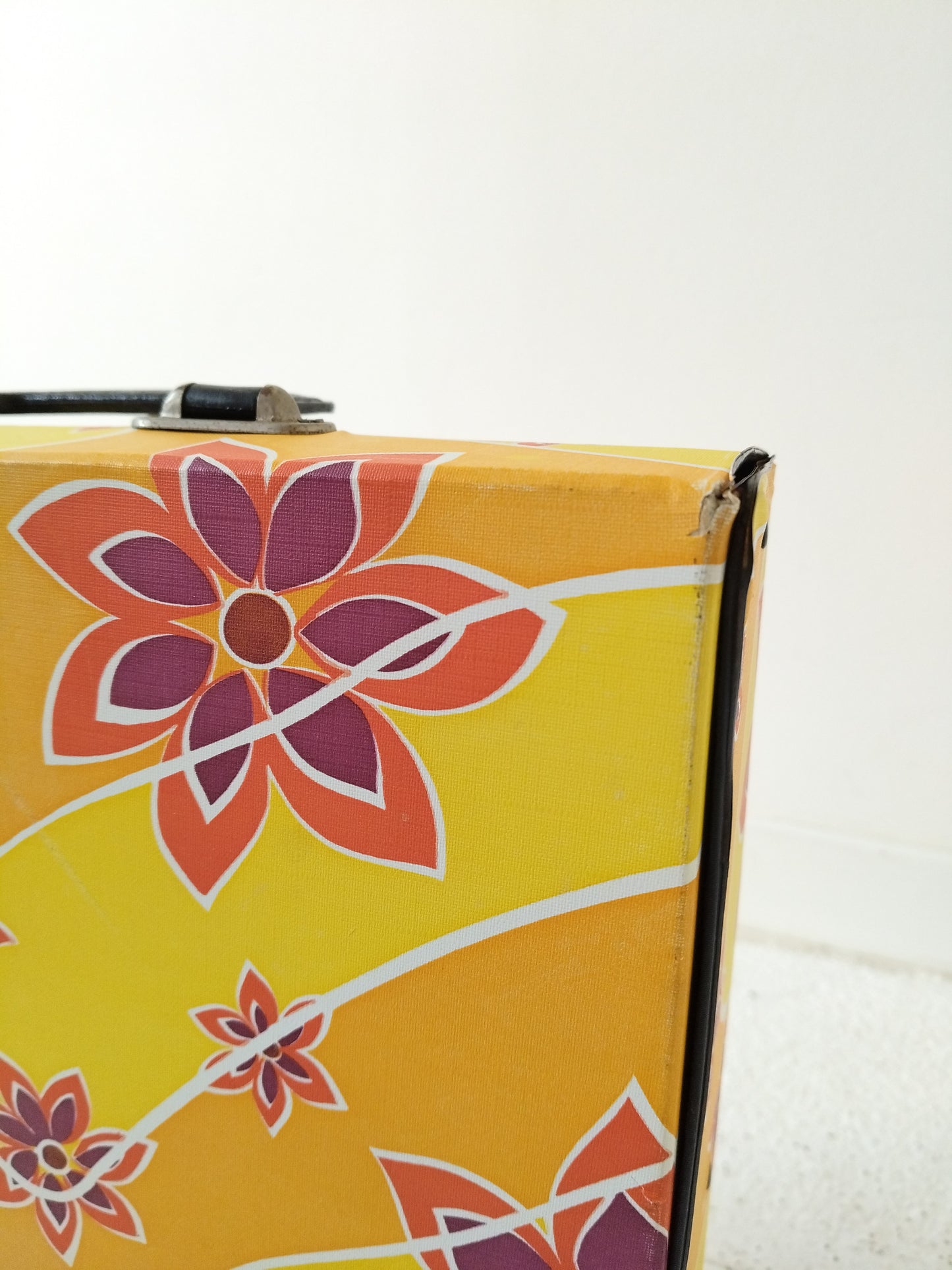 Valisette à vinyles 33T vintage