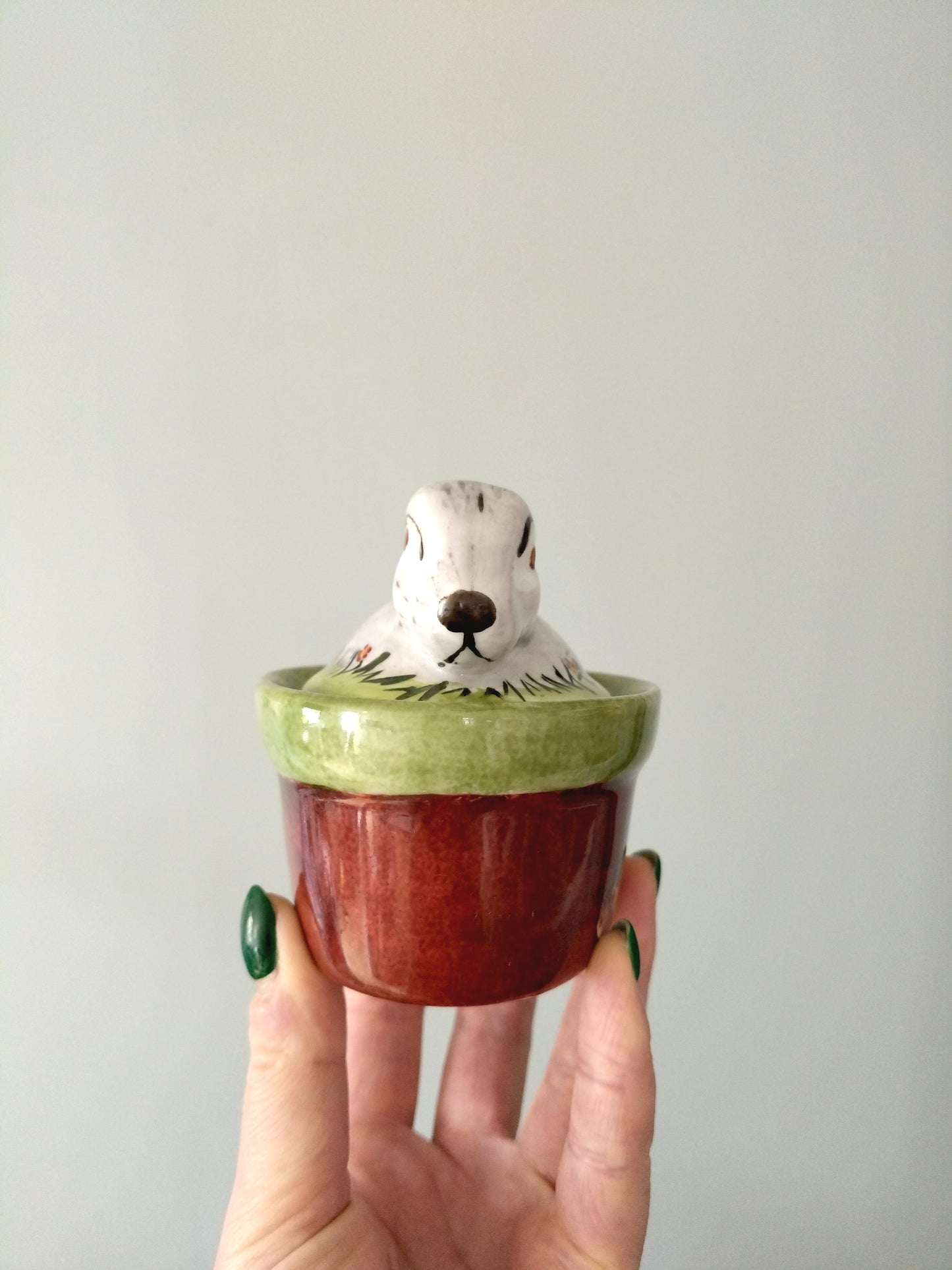 Petite terrine/ boîte lapin en céramique - cetaitmieuxavant