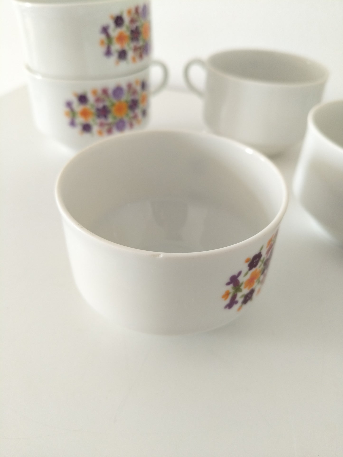 Unité ou duo de tasses + soucoupes en porcelaine Bavaria