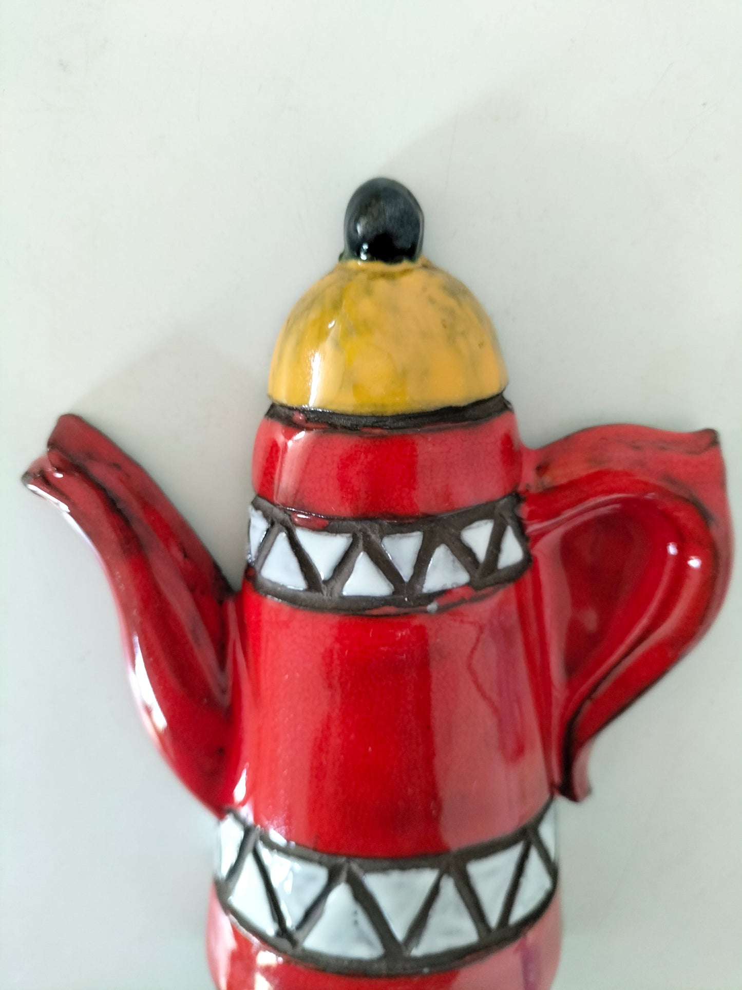 Petite céramique murale cafetière André Bayer