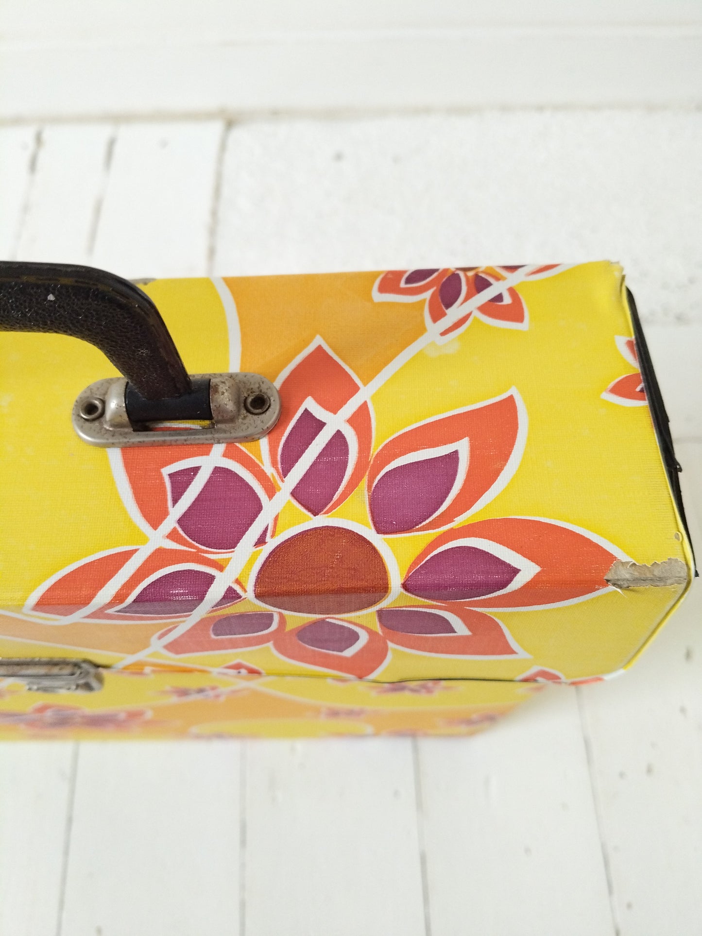 Valisette à vinyles 33T vintage