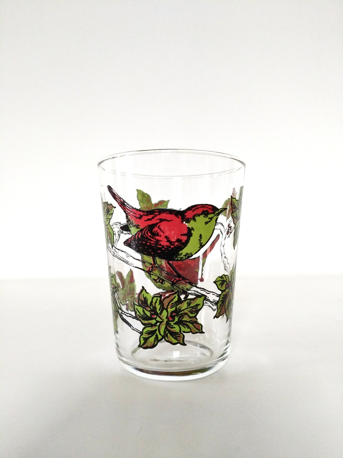 Petits verres à eau décor oiseaux - cetaitmieuxavant