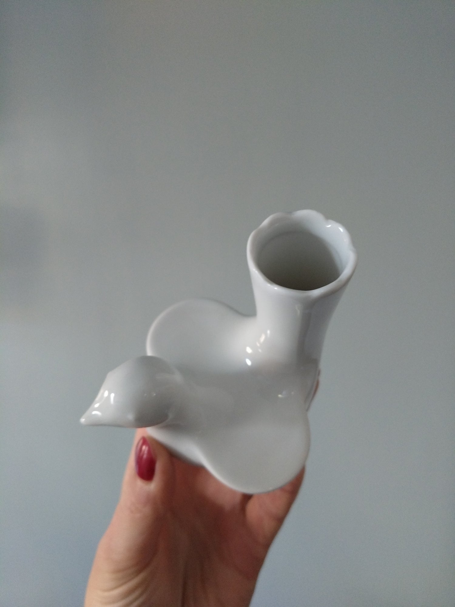 Soliflore/ petit vase colombe en porcelaine Bareuther Bavaria - cetaitmieuxavant