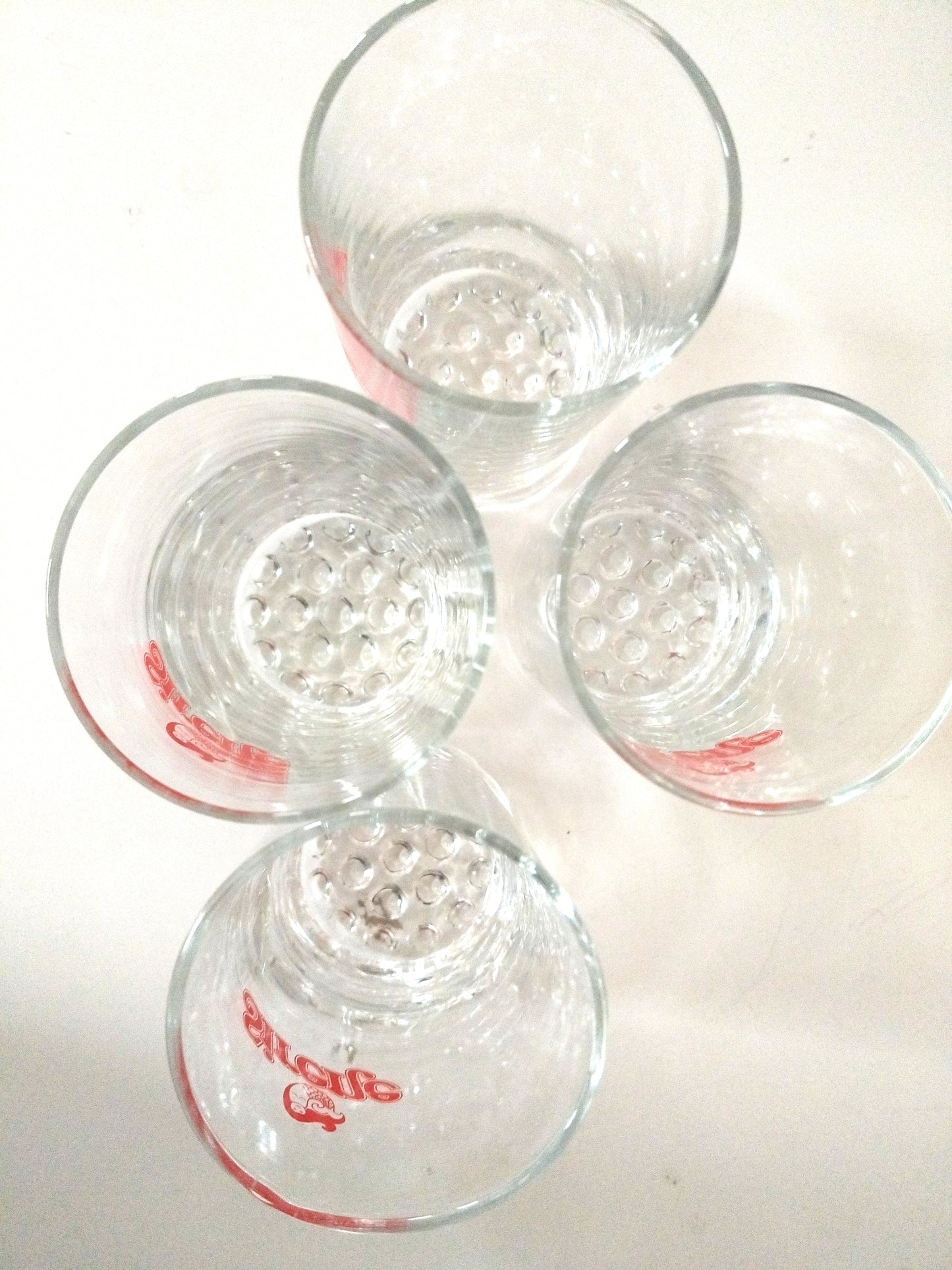 4 verres publicitaires Sirène limonade (2 sets disponibles)