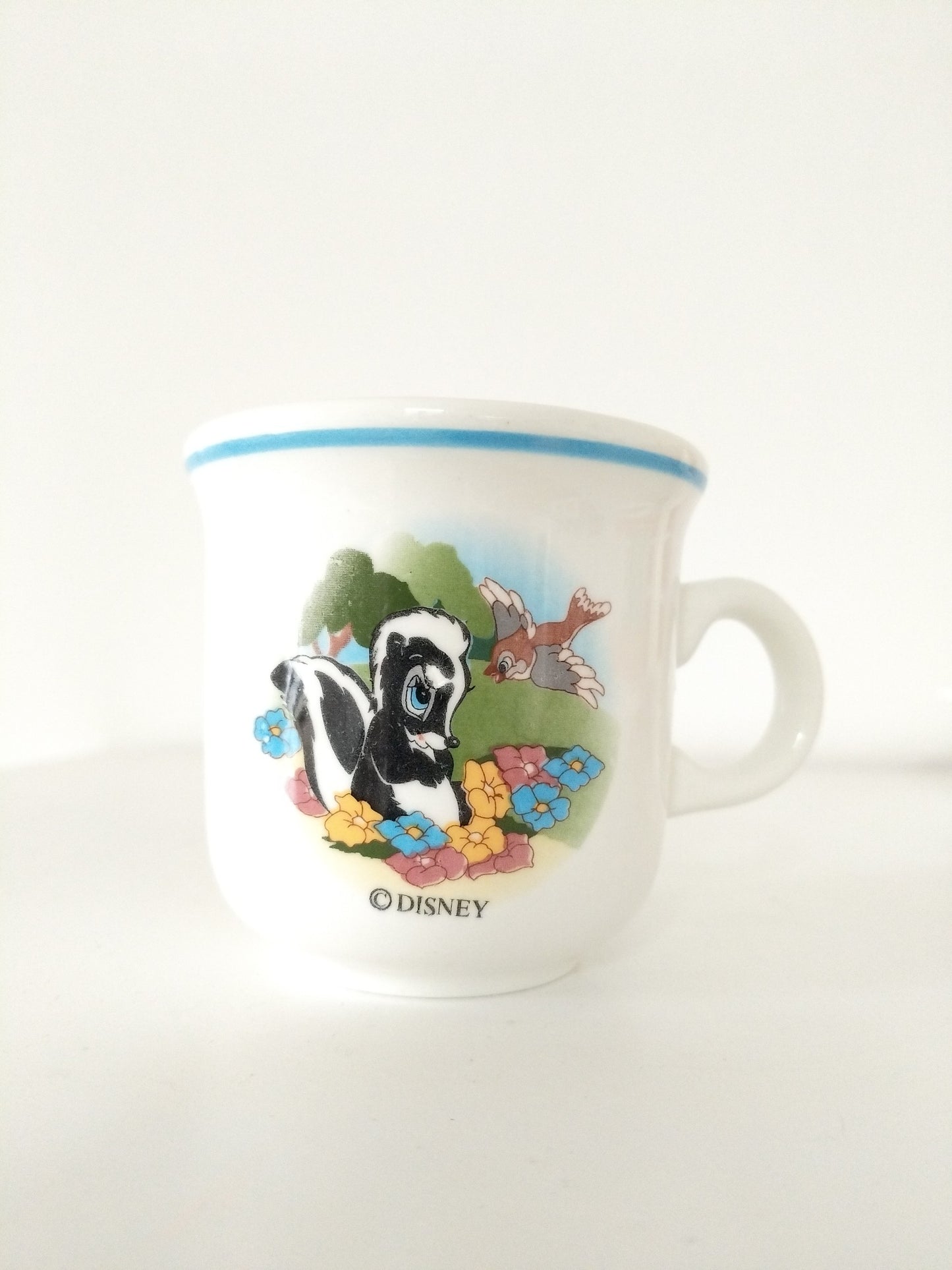 Set 3 pièces petit déjeuner enfant porcelaine Bambi Ceramica Quadrifoglio Italie
