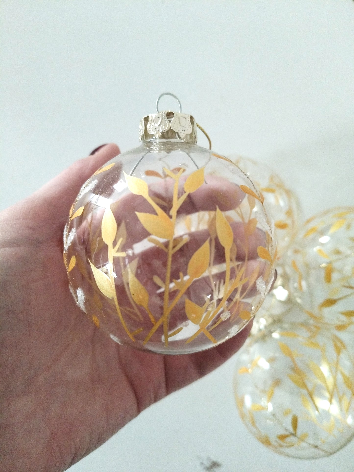 4 boules en verre Ikea Julen 2004