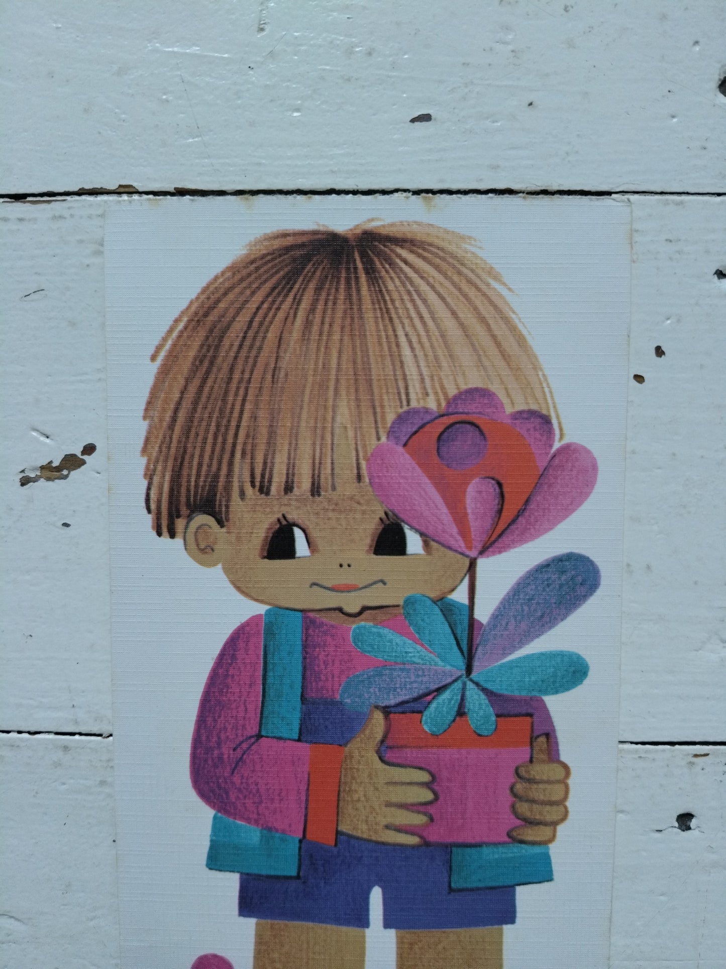 Ancienne carte postale Jaklien Moerman 70's au choix