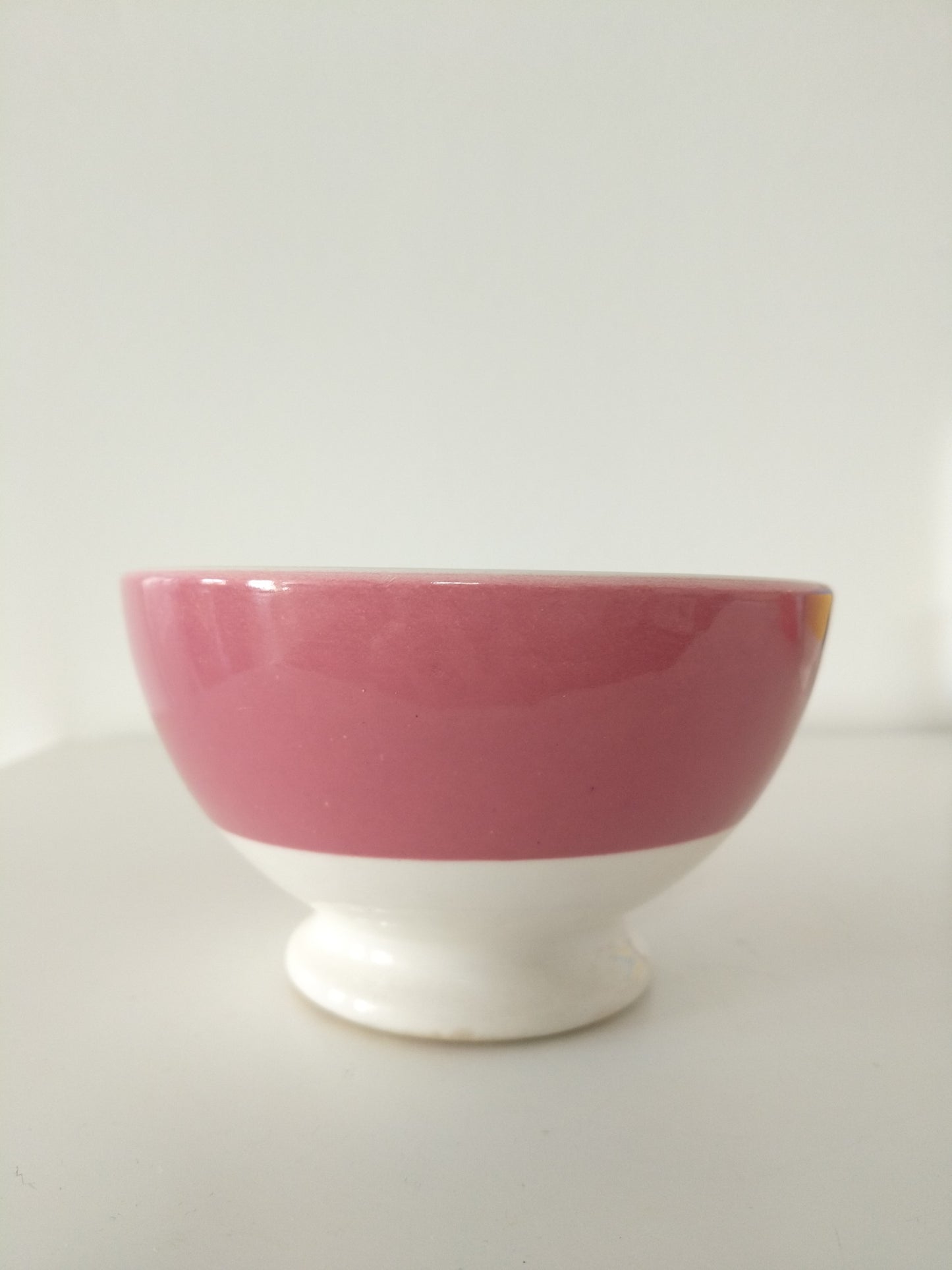 Ensemble de 3 bols anciens en porcelaine Boch la Louvière