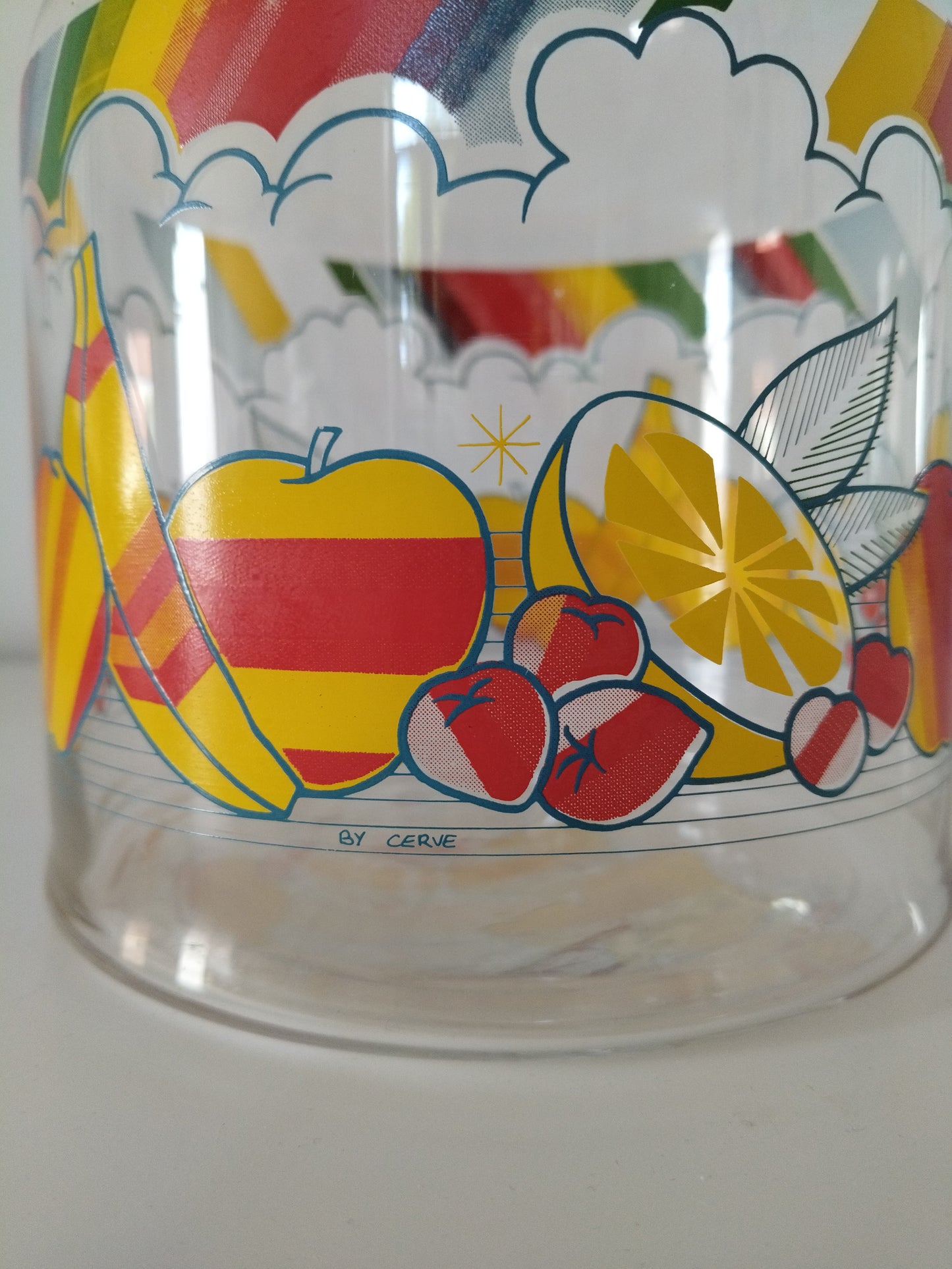 Très gros bocal en verre Cerve