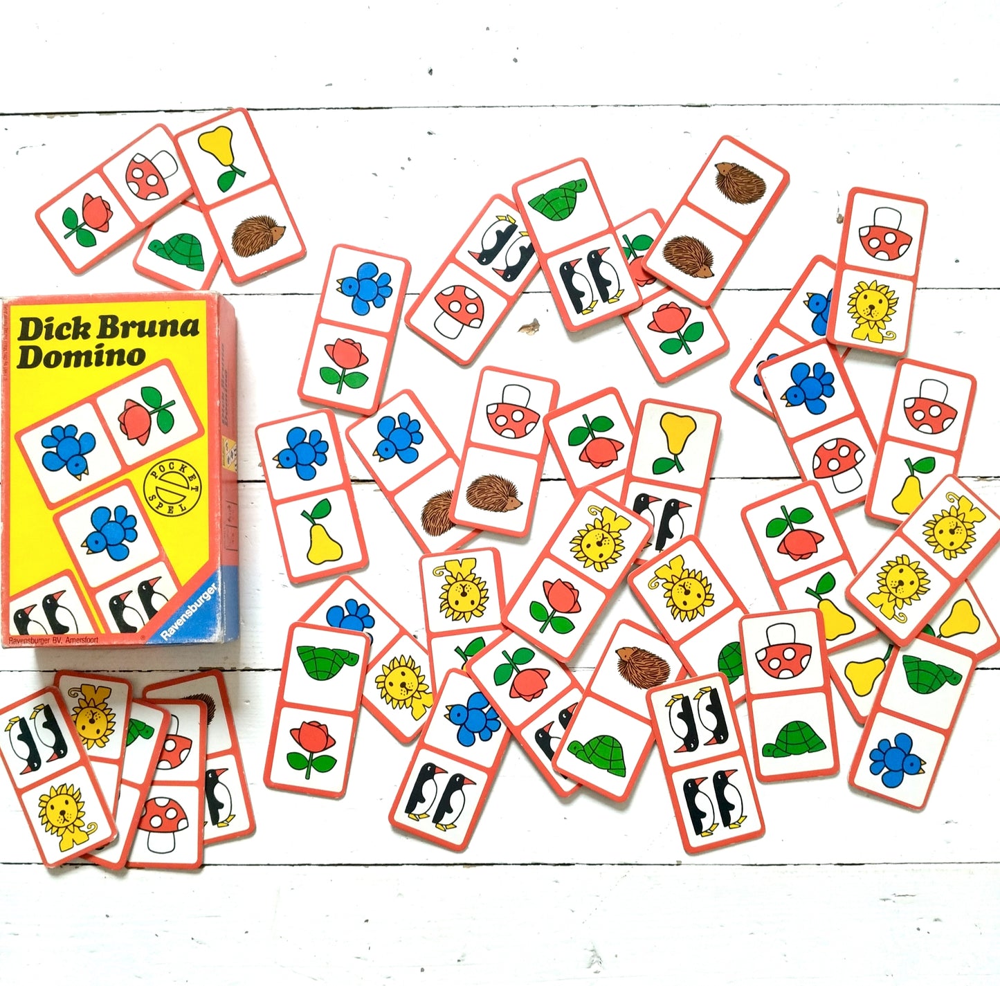 Jeu de dominos Dick Bruna Domino Ravensburger 1981