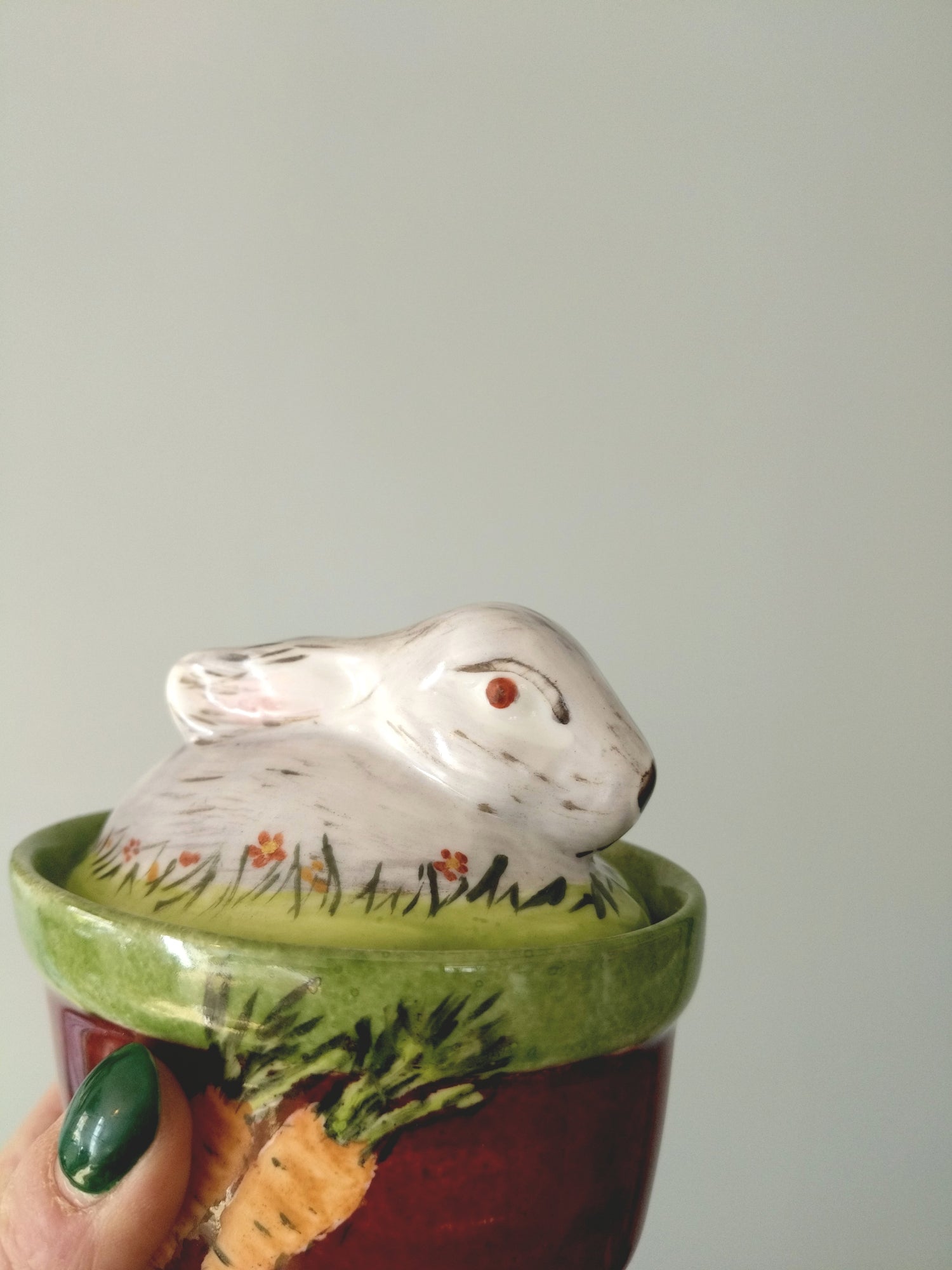 Petite terrine/ boîte lapin en céramique - cetaitmieuxavant