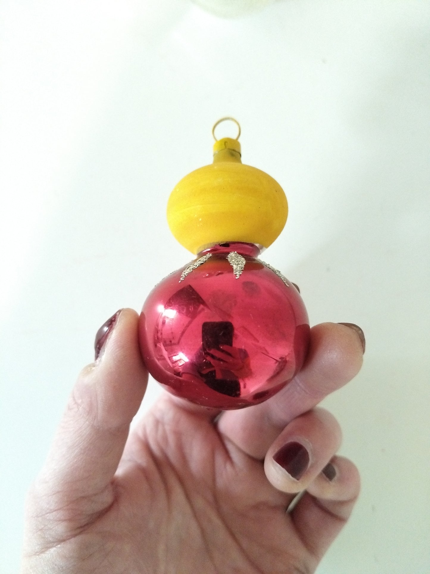 Ancienne boule de Noël en verre au choix