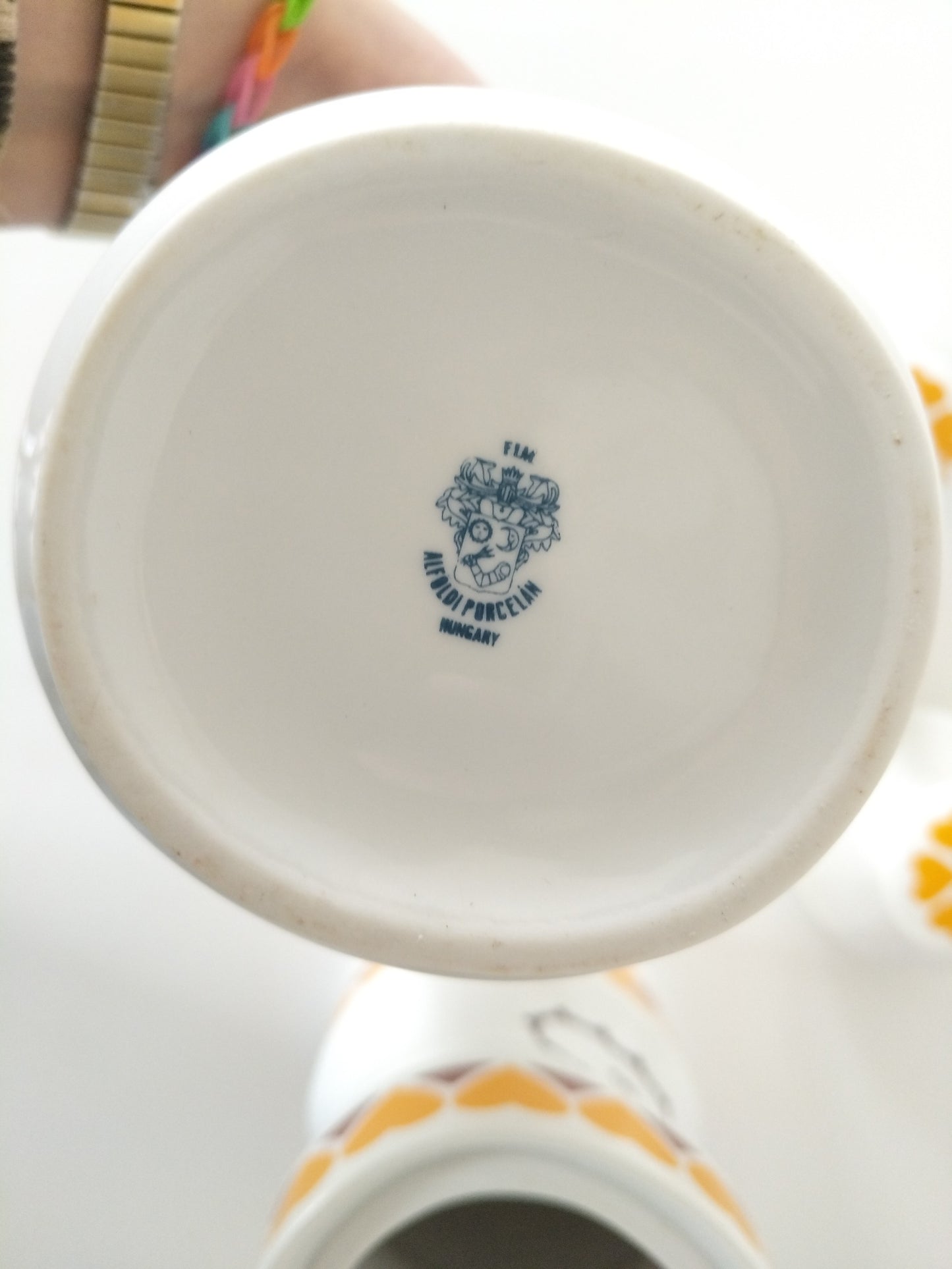 Bocal/pot en porcelaine FIM Alfoldi Hongrie au choix - cetaitmieuxavant