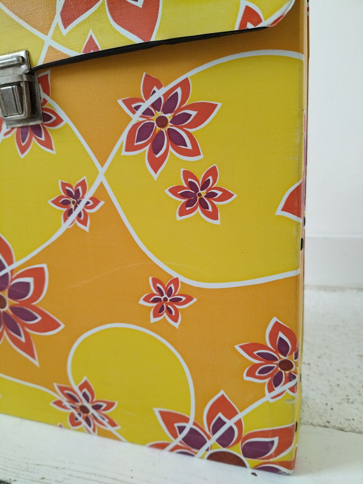 Valisette à vinyles 33T vintage