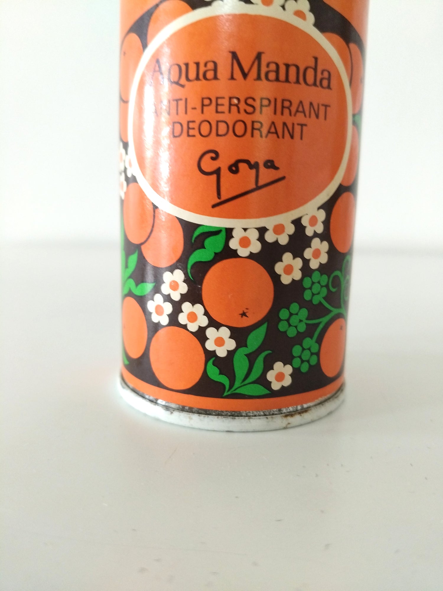 Déodorant anti-perspirant vaporisateur Aqua Manda Goya 70's - cetaitmieuxavant