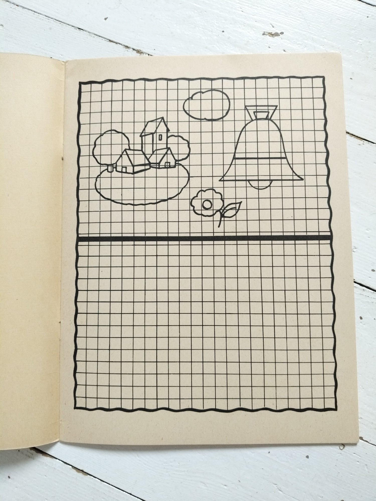 Ancien livre de dessin et coloriage vierge éditions du Pélican Blanc - cetaitmieuxavant