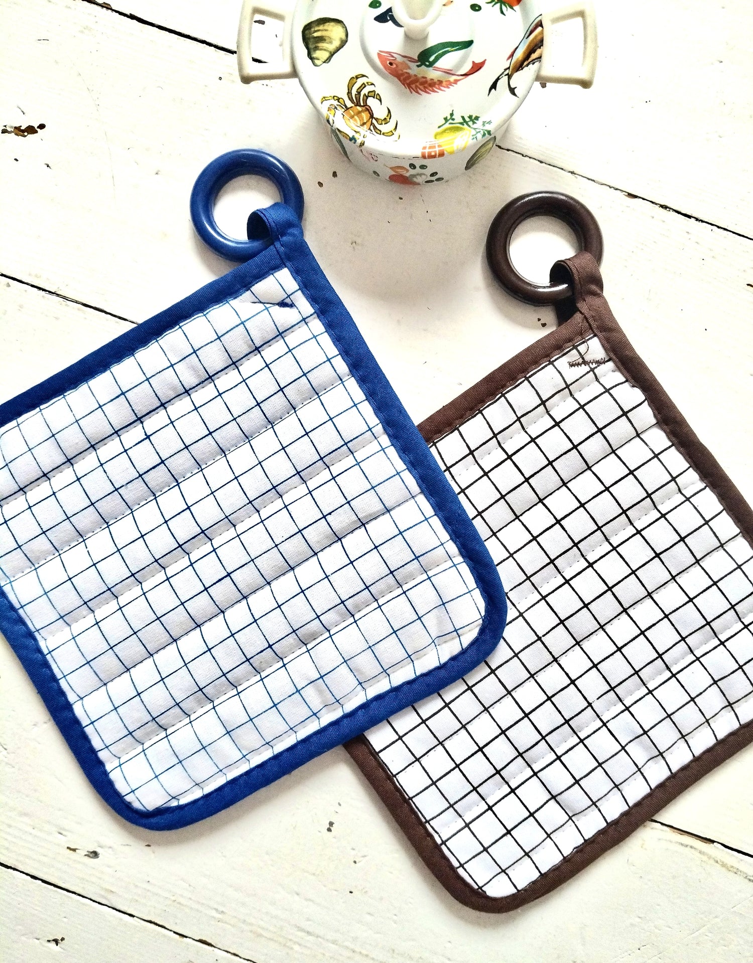 Manique à carreaux Hong Kong au choix - cetaitmieuxavant