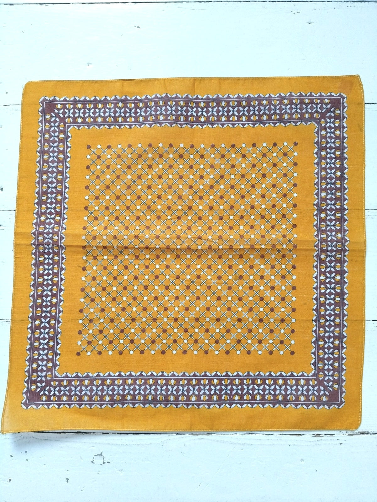 Mouchoir de poche en coton fin