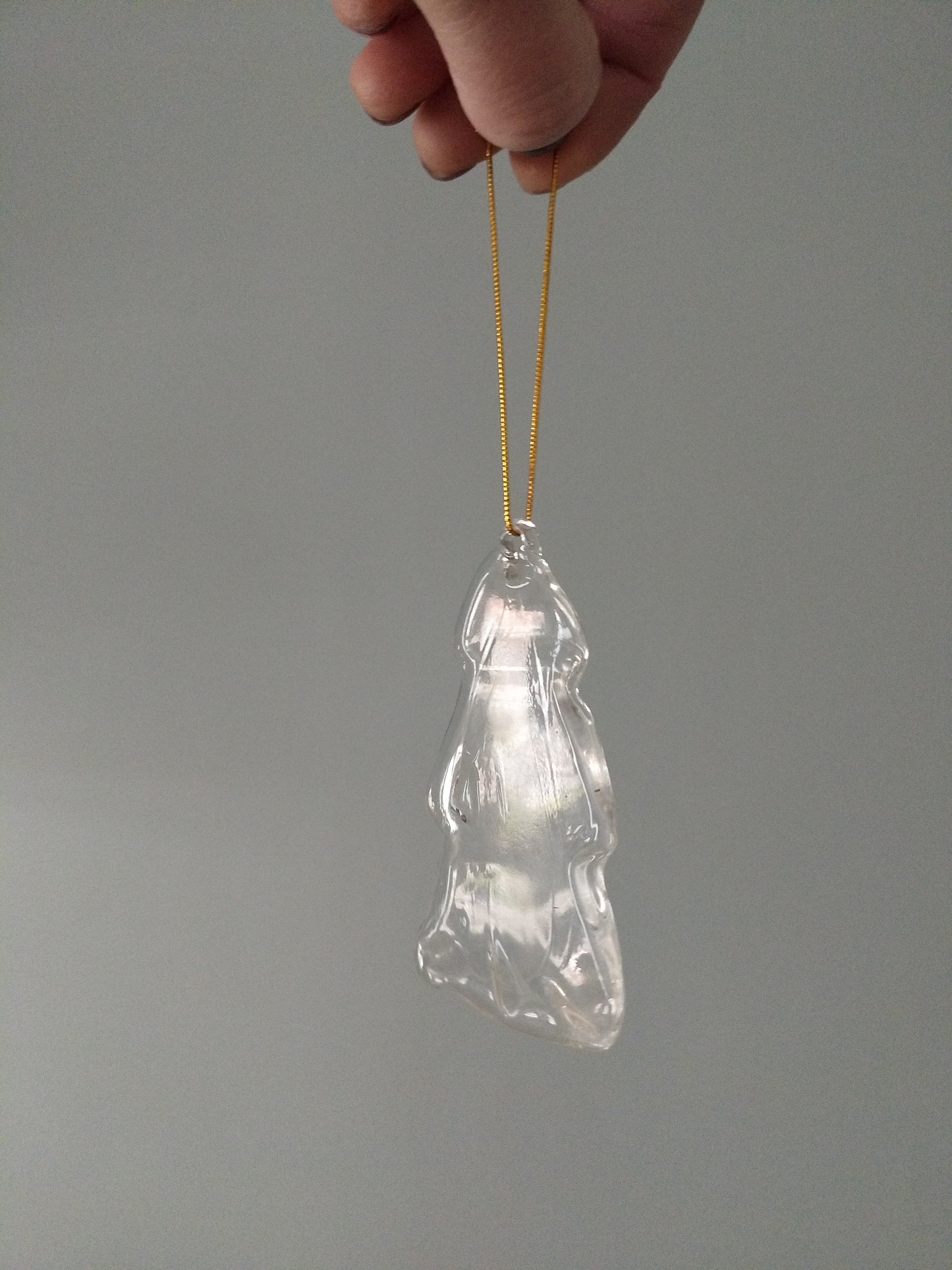 Ensemble cœur, sapin et étoile en verre Ikea Väntan 1999
