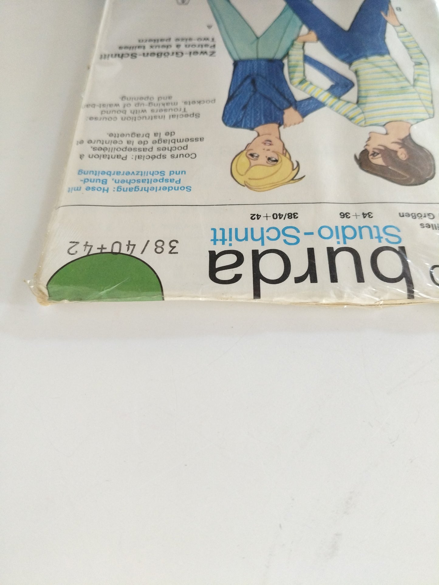 Patron burda Studio-Schnitt 6 7200 pantalon à deux tailles