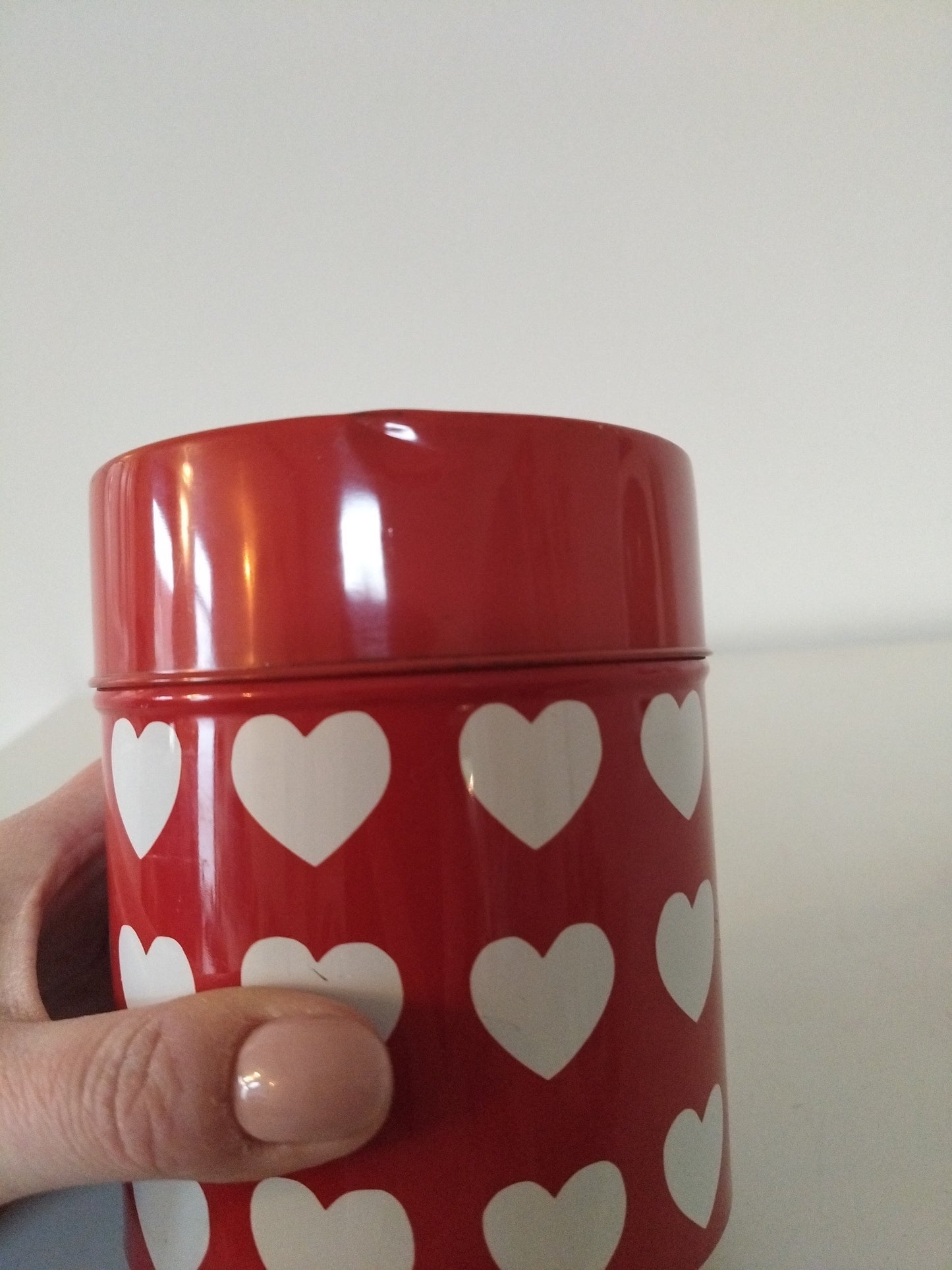 Boîte métallique décor ❤️ - cetaitmieuxavant