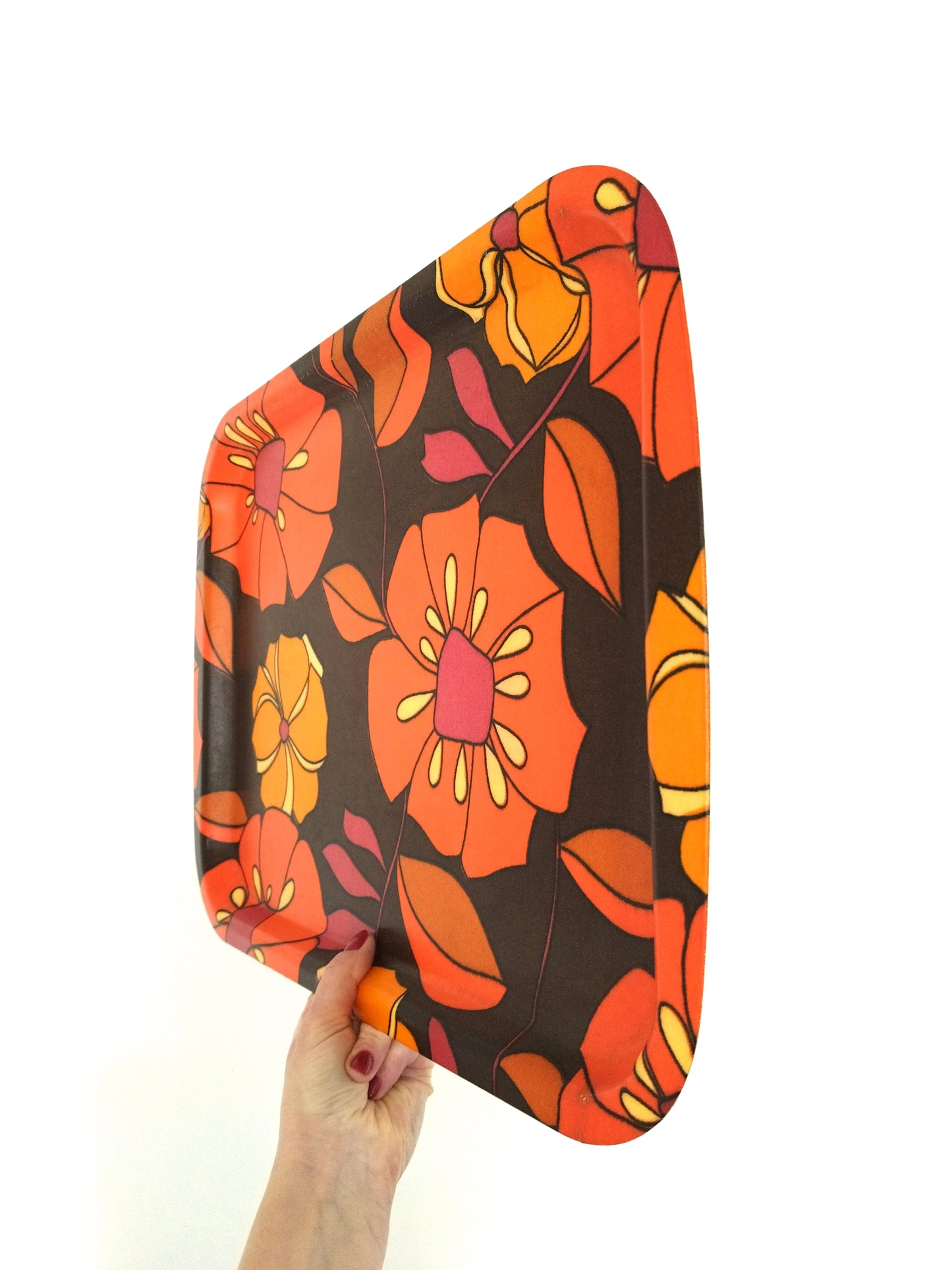 Plateau flower power en fibre de verre - cetaitmieuxavant