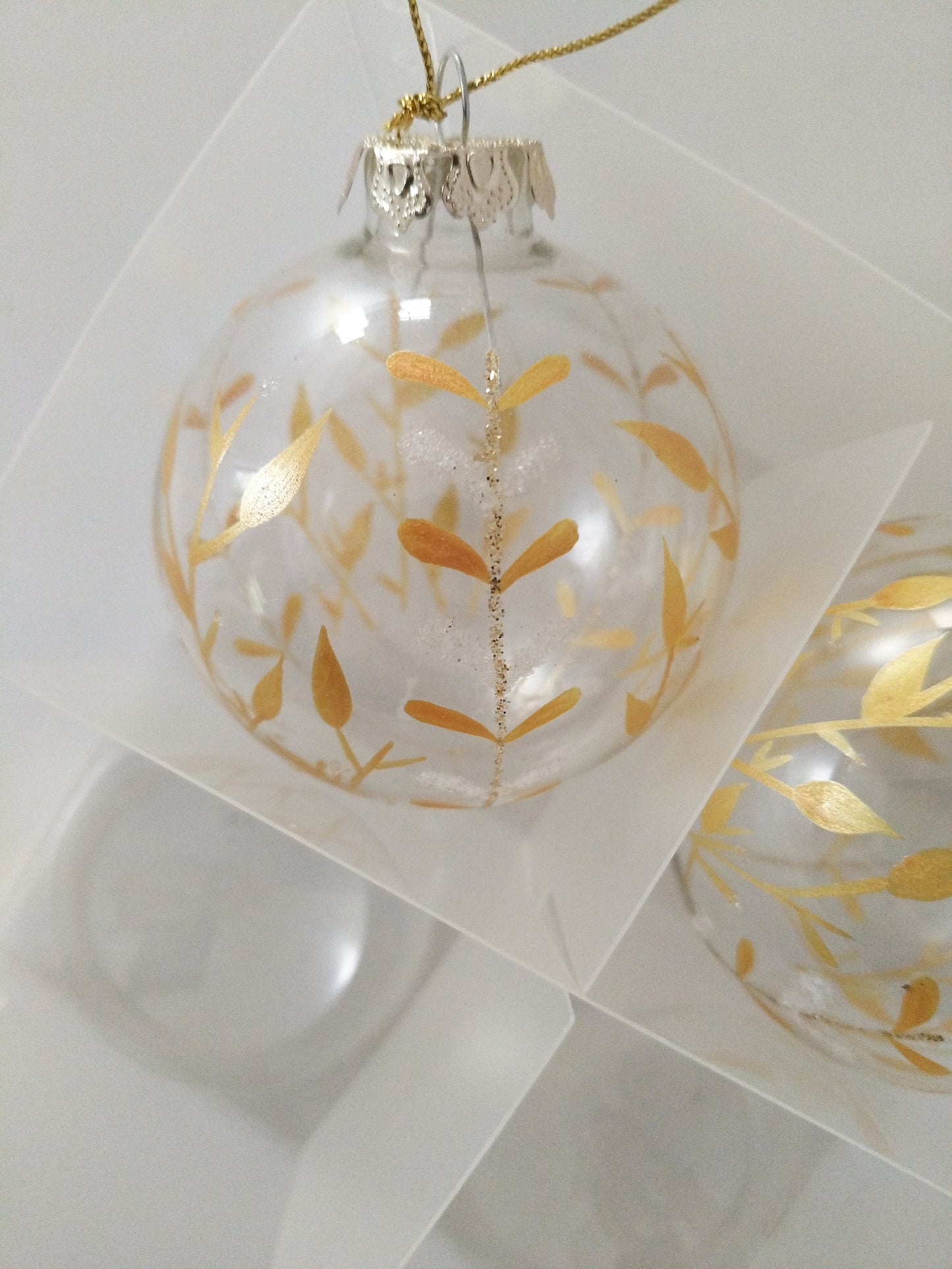 4 boules en verre Ikea Julen 2004