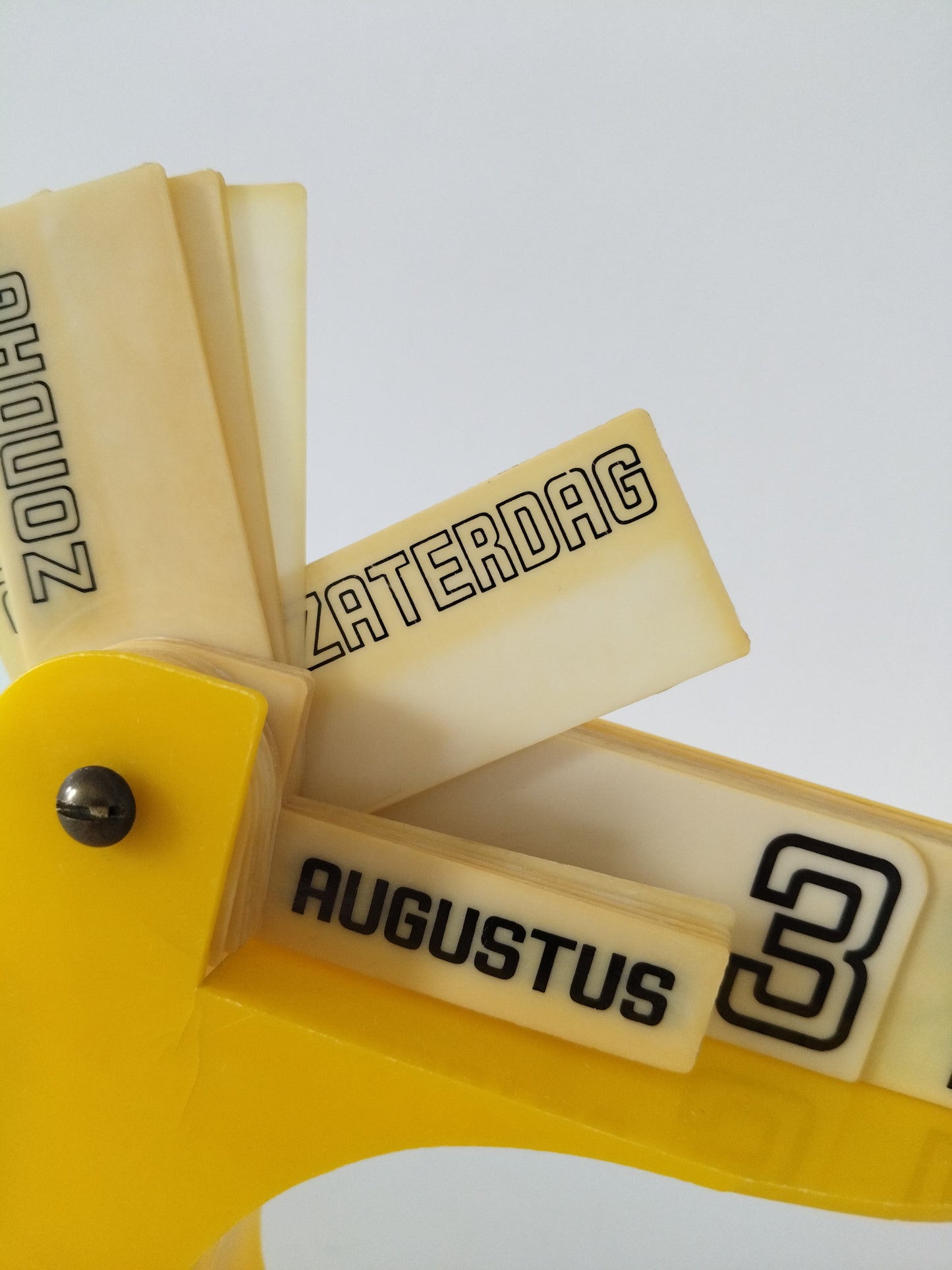 Calendrier perpétuel en plastique UK design en néerlandais