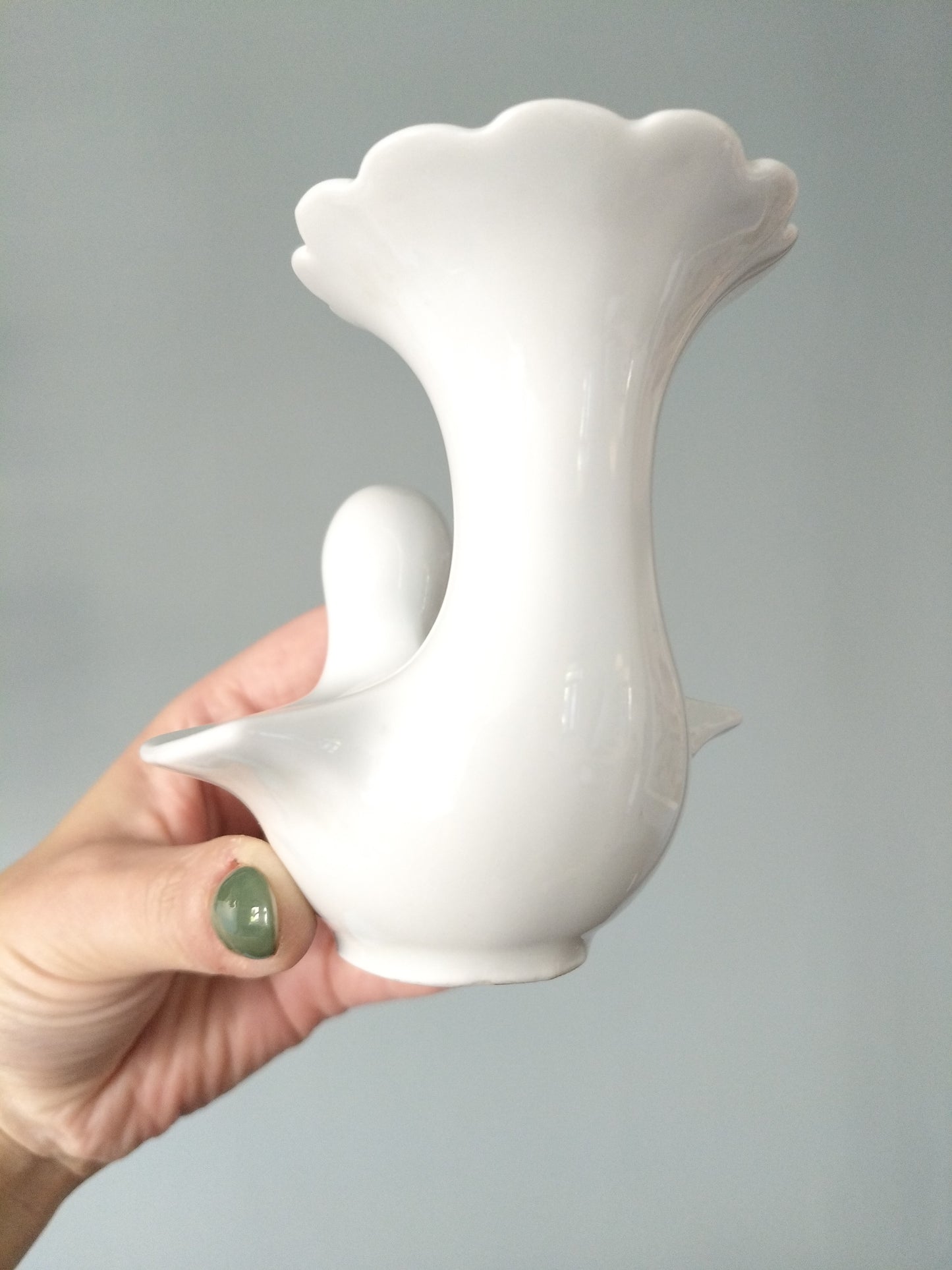 Soliflore/ petit vase colombe en porcelaine Bareuther Bavaria