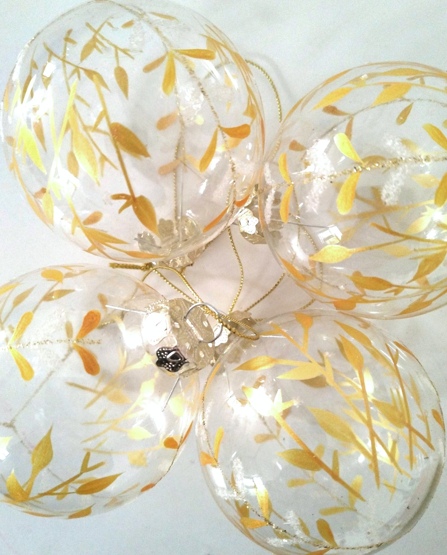 4 boules en verre Ikea Julen 2004