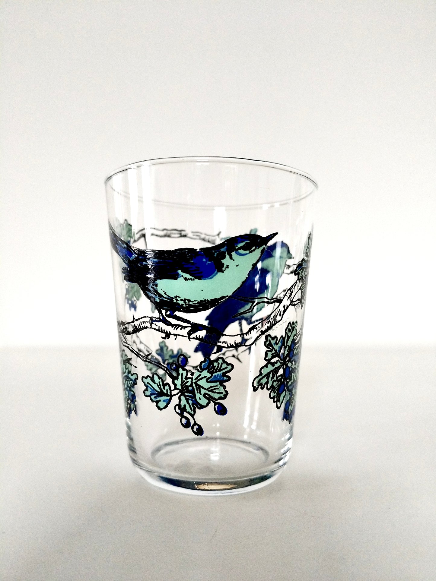 Petits verres à eau décor oiseaux - cetaitmieuxavant
