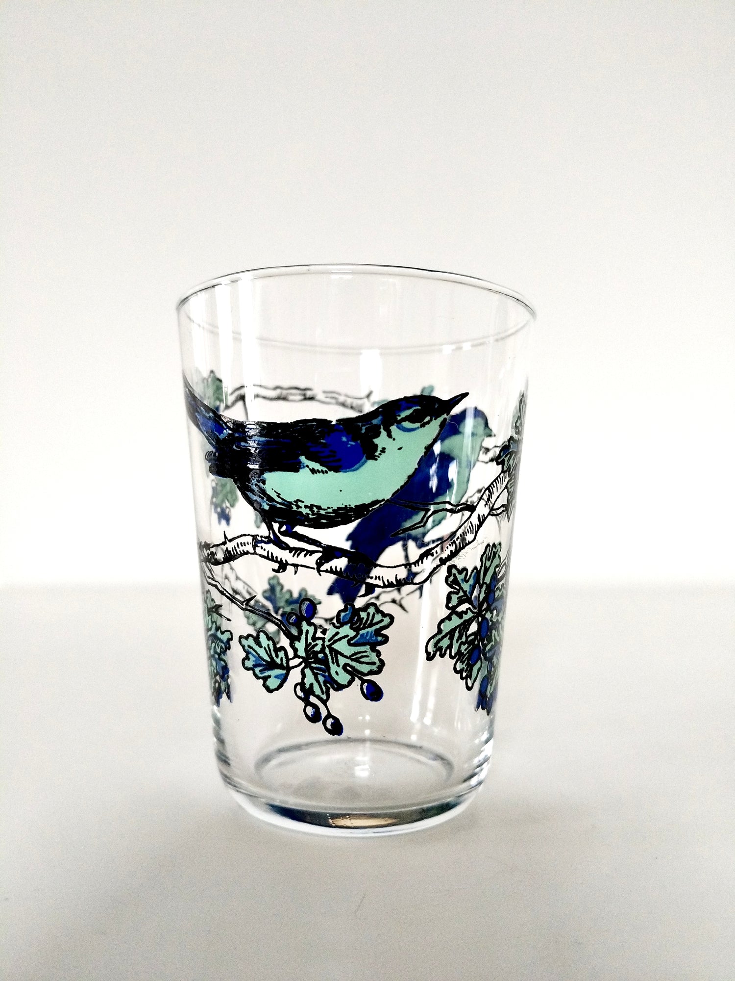 Petits verres à eau décor oiseaux - cetaitmieuxavant