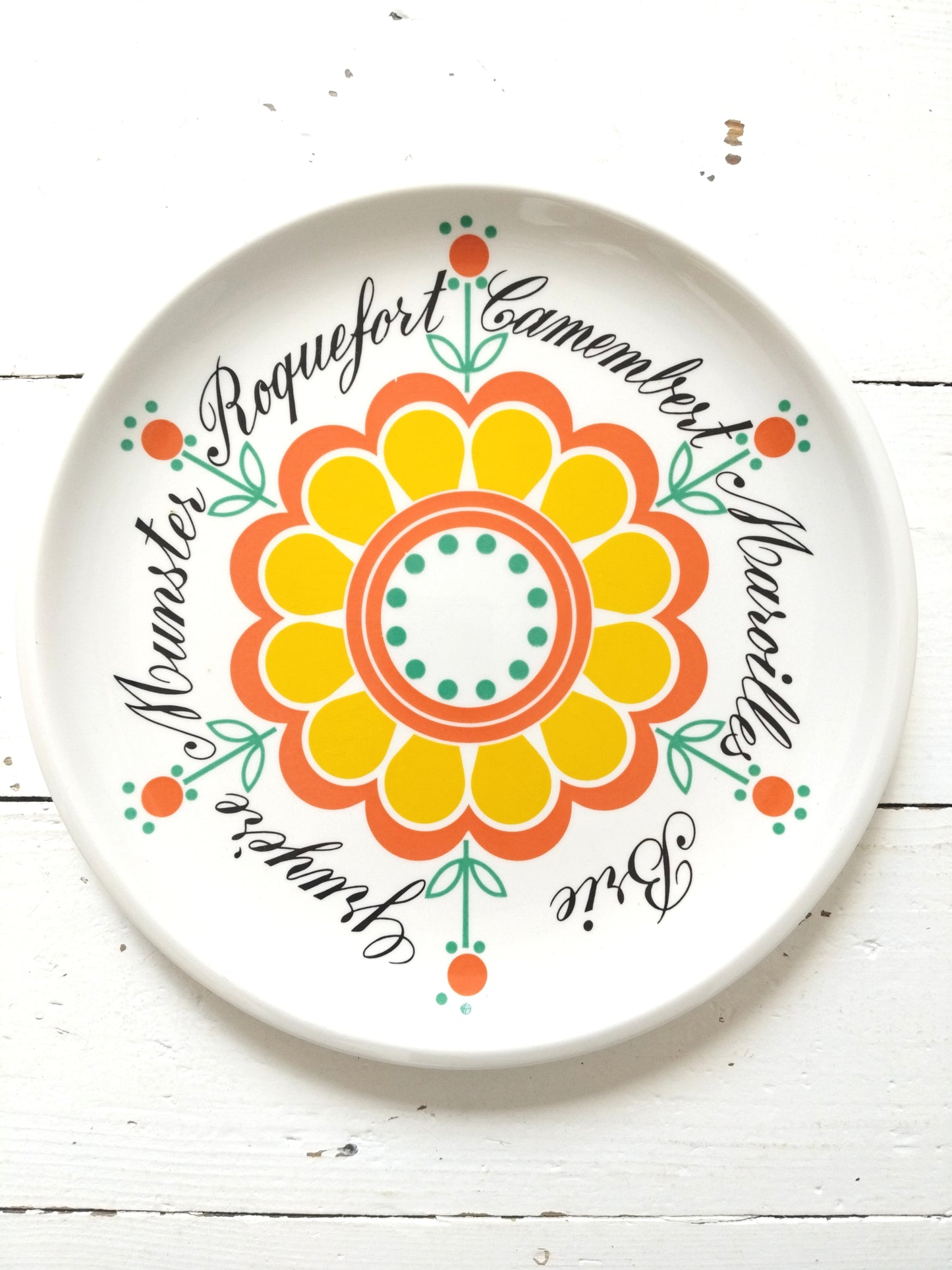 Set de 6 assiettes à fromage Boch