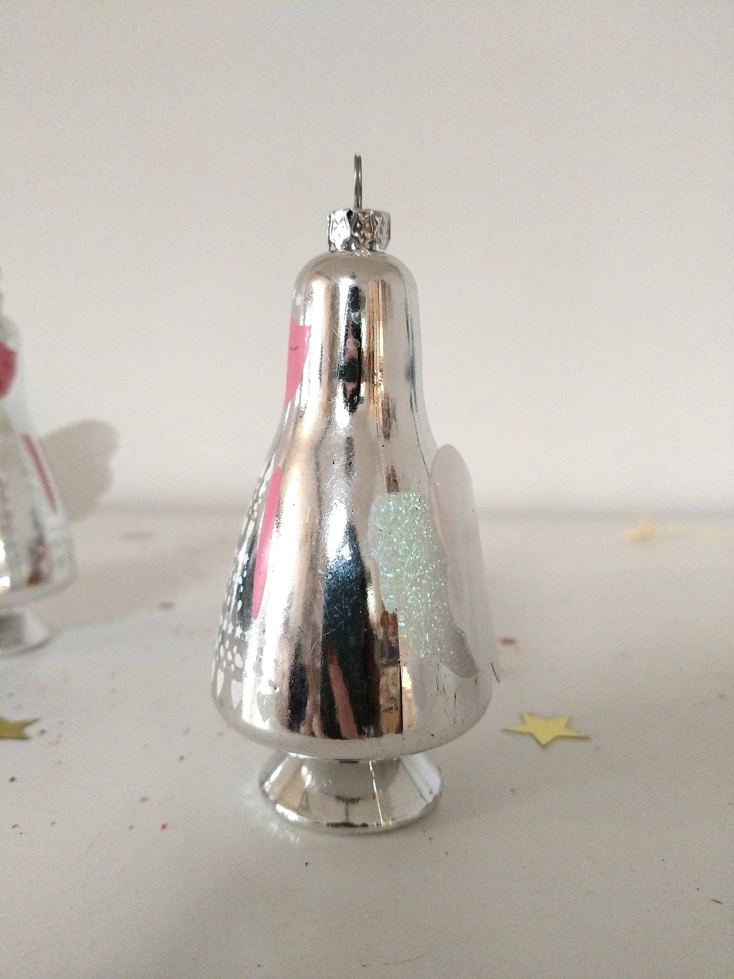 Boule de Noël ange en plastique à l'unité