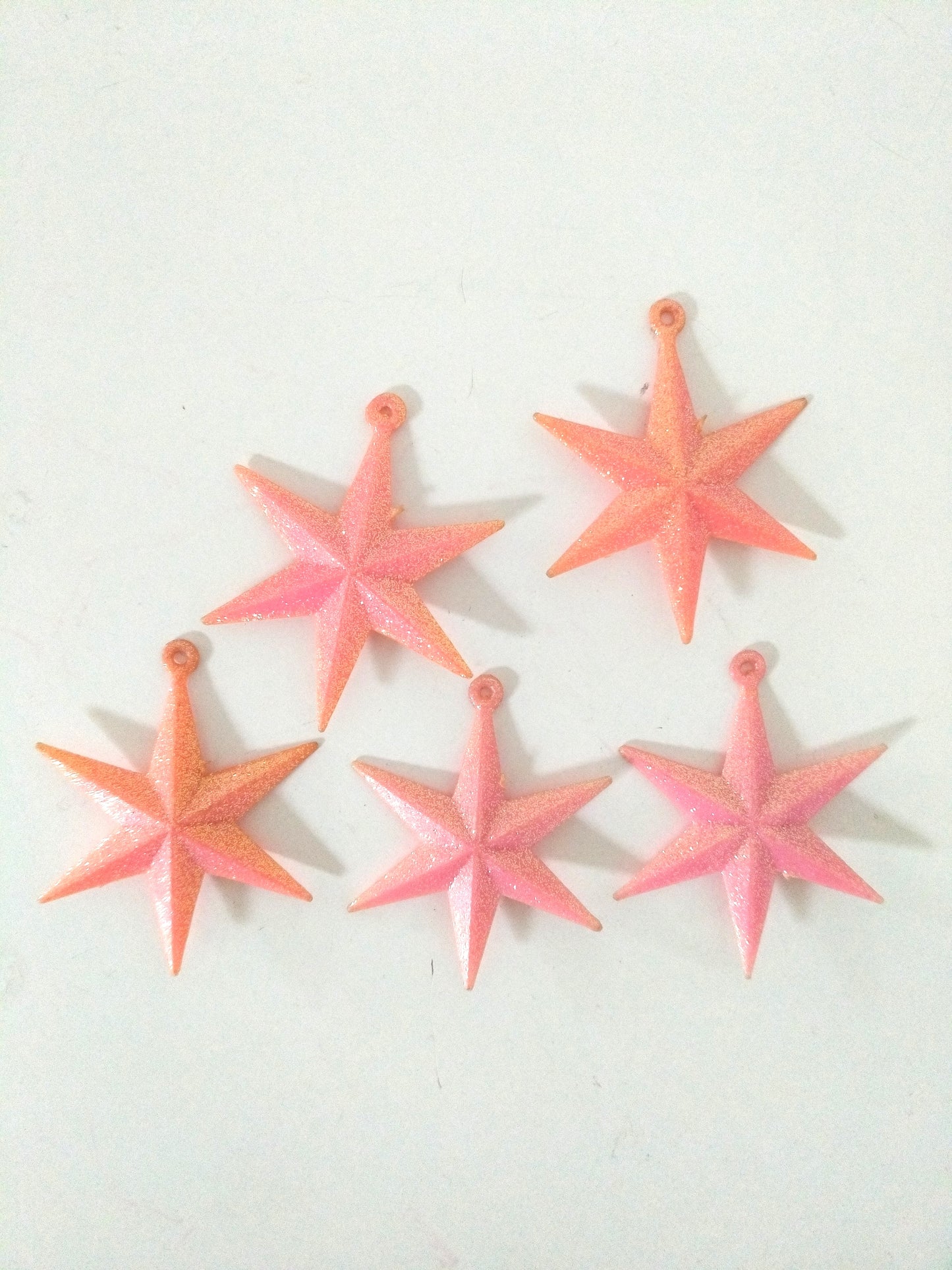 5 petites étoiles roses ou 3 turquoises au choix