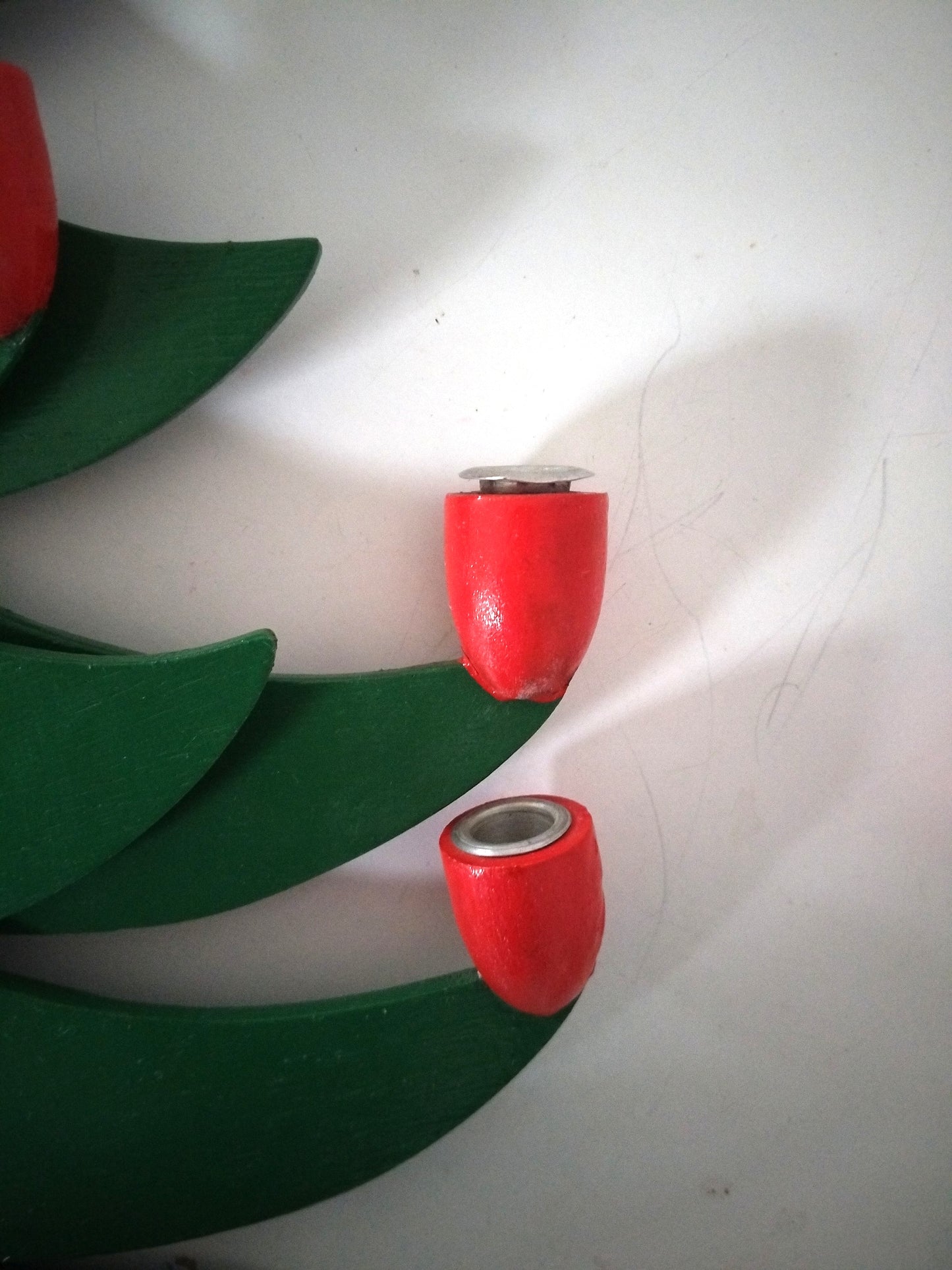 Bougeoir de Noël sapin en bois handmade Sri Lanka