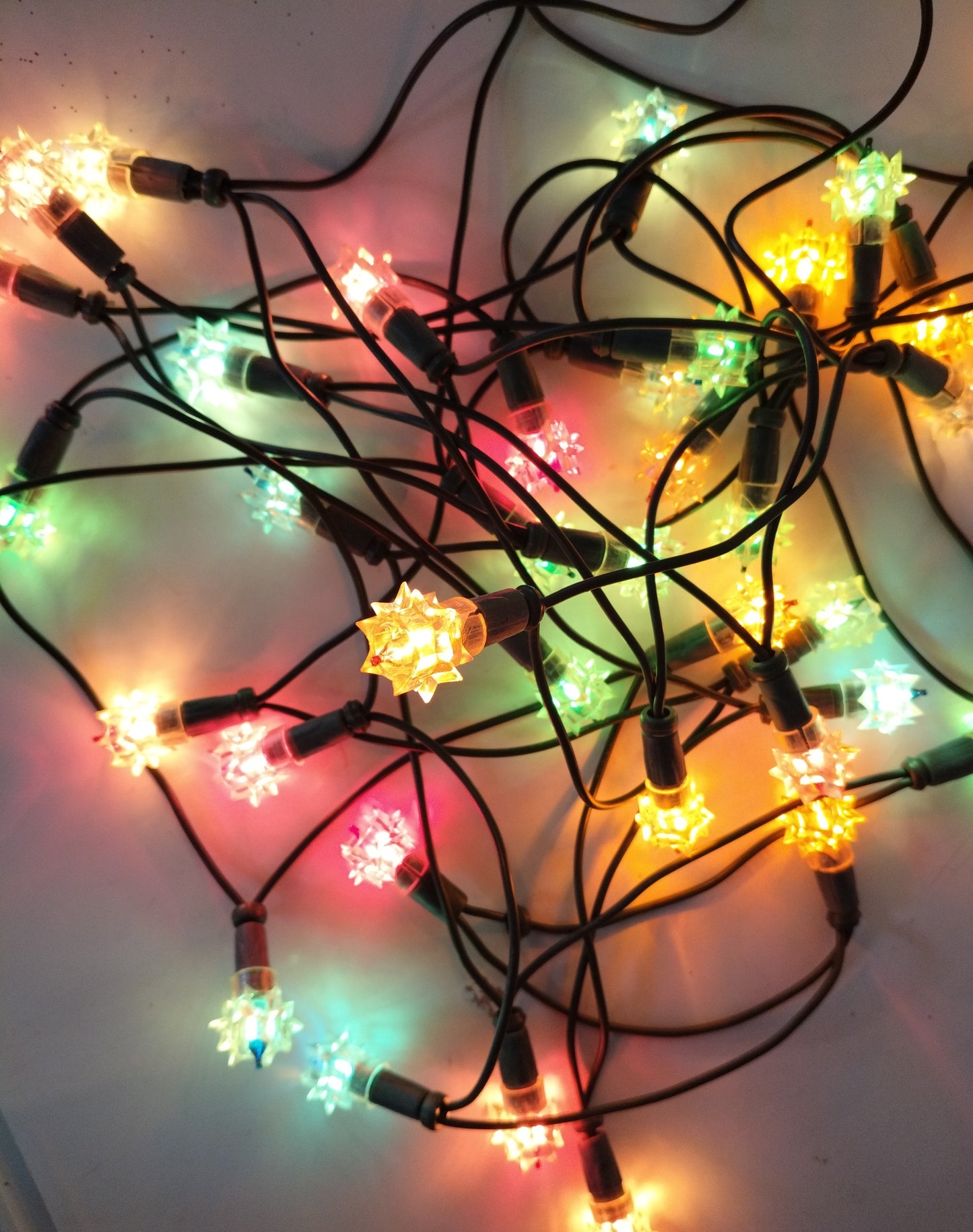 Guirlande de Noël multicolore lumineuse